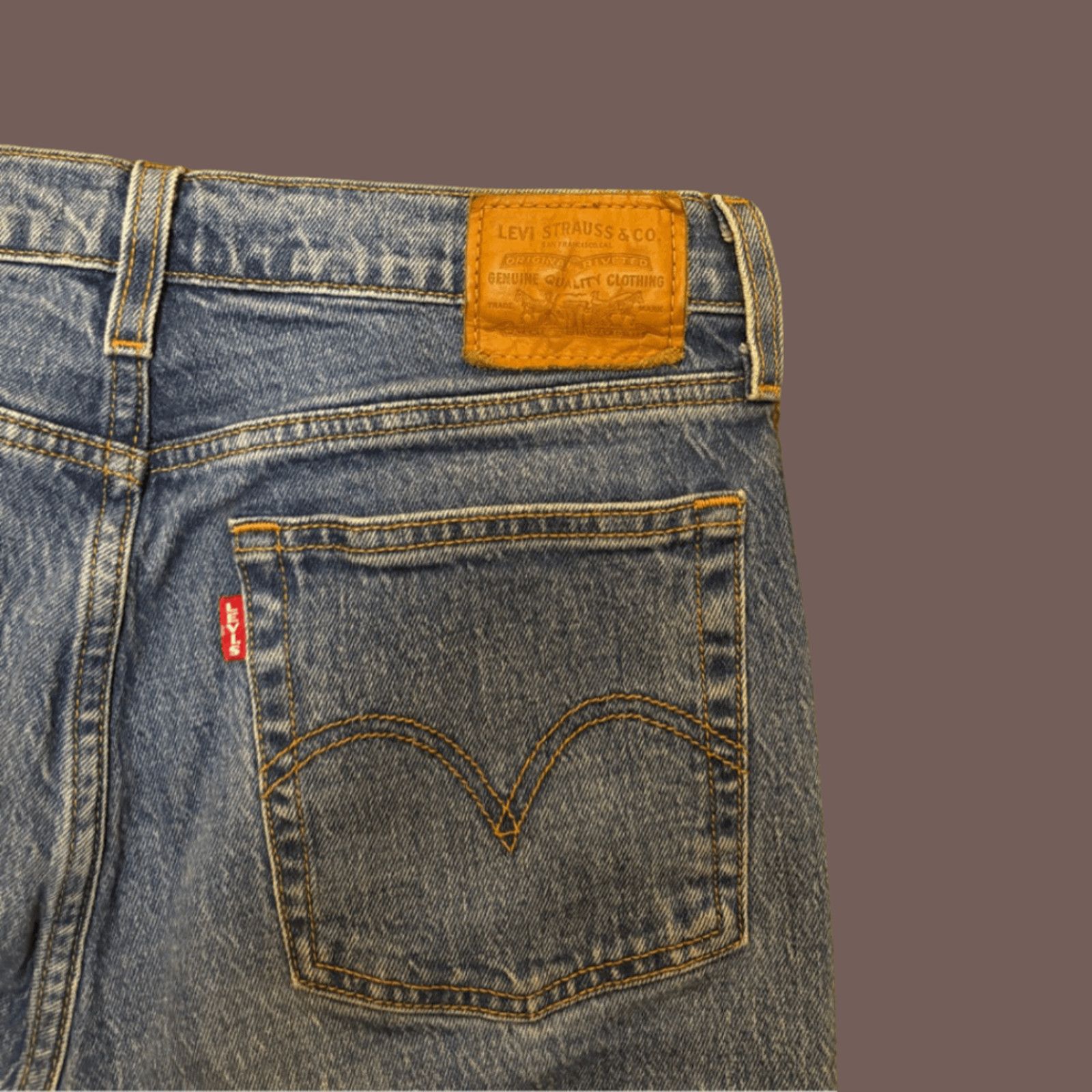 Levi's VTG Levi’s Shorts | Wedgie Fit Raw Hem | Custom Crop Denim Size 28" / US 6 / IT 42 - 4 Thumbnail