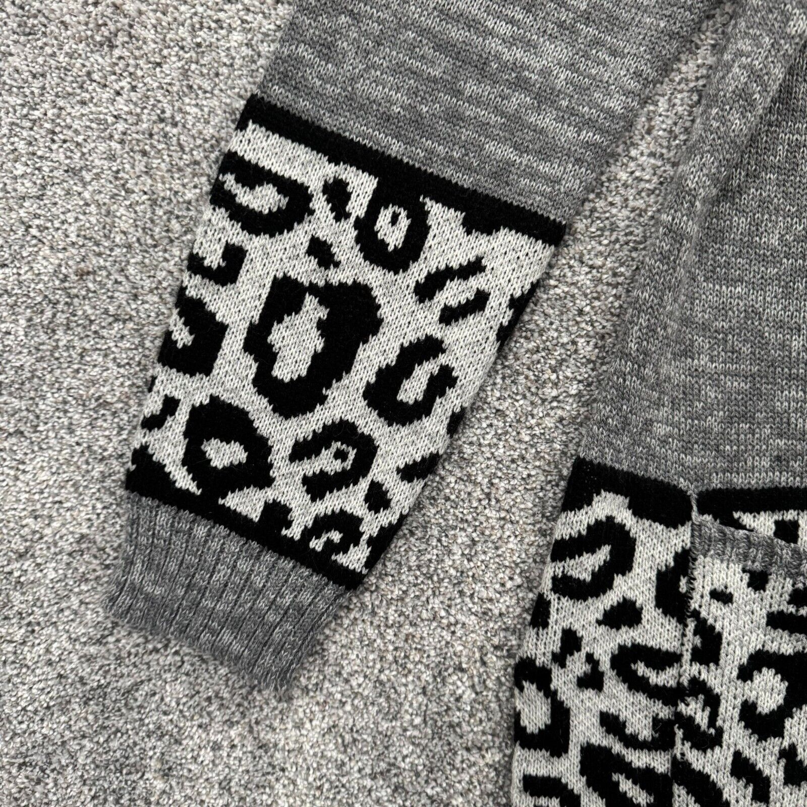 Other Allie & Rob Cardigan Sweater Womens Large Leopard Print Cozy Size L / US 10 / IT 46 - 7 Thumbnail