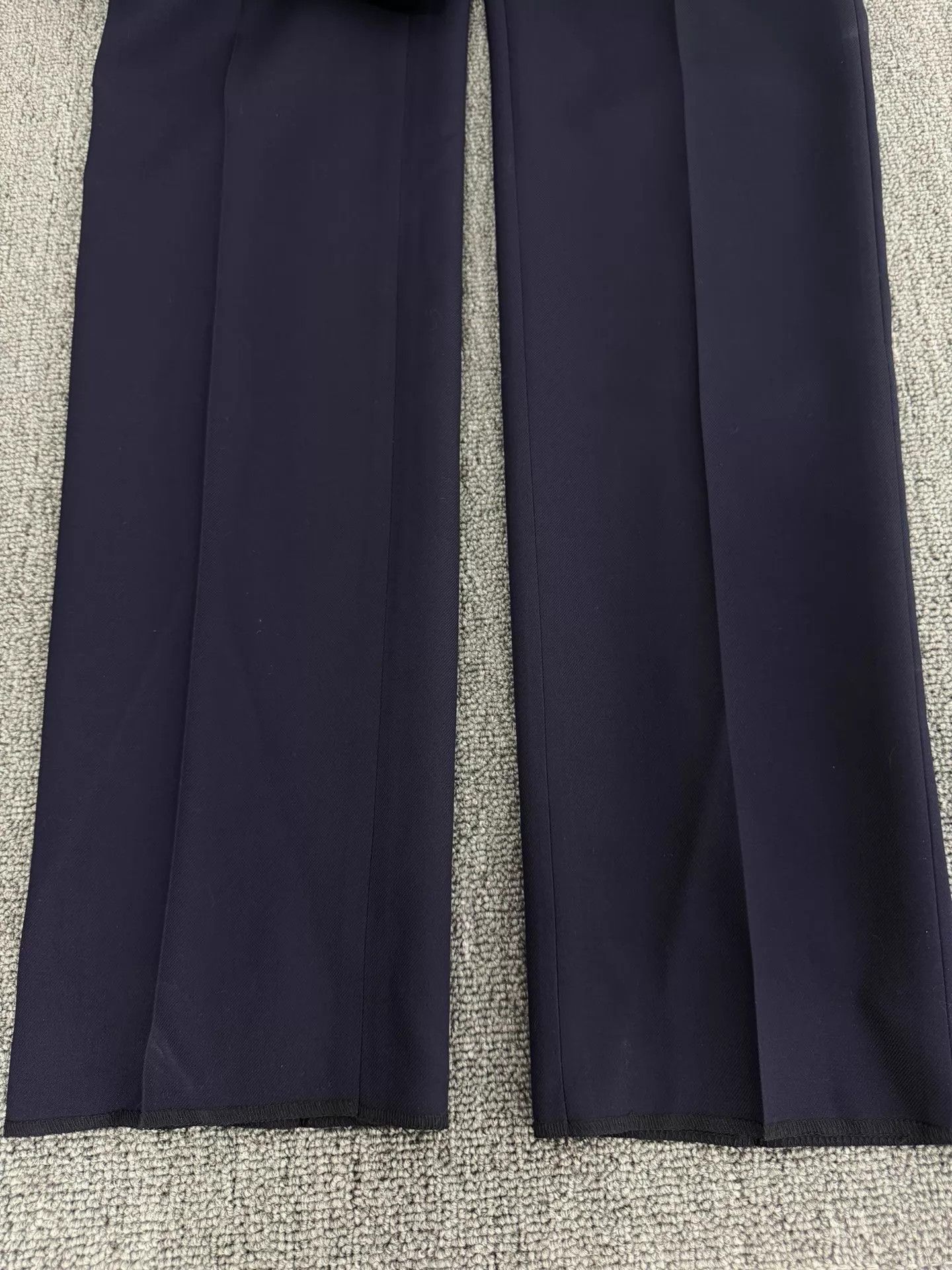 Saint Laurent Paris SLP 14fw Navy Slim Fit Wool Trousers 50 New Size US 34 / EU 50 - 3 Thumbnail