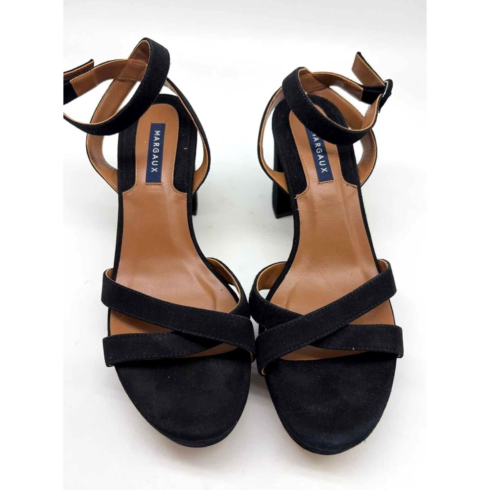 Vintage Margaux Strappy Black Size Heels Size US 9 / IT 39 - 5 Thumbnail