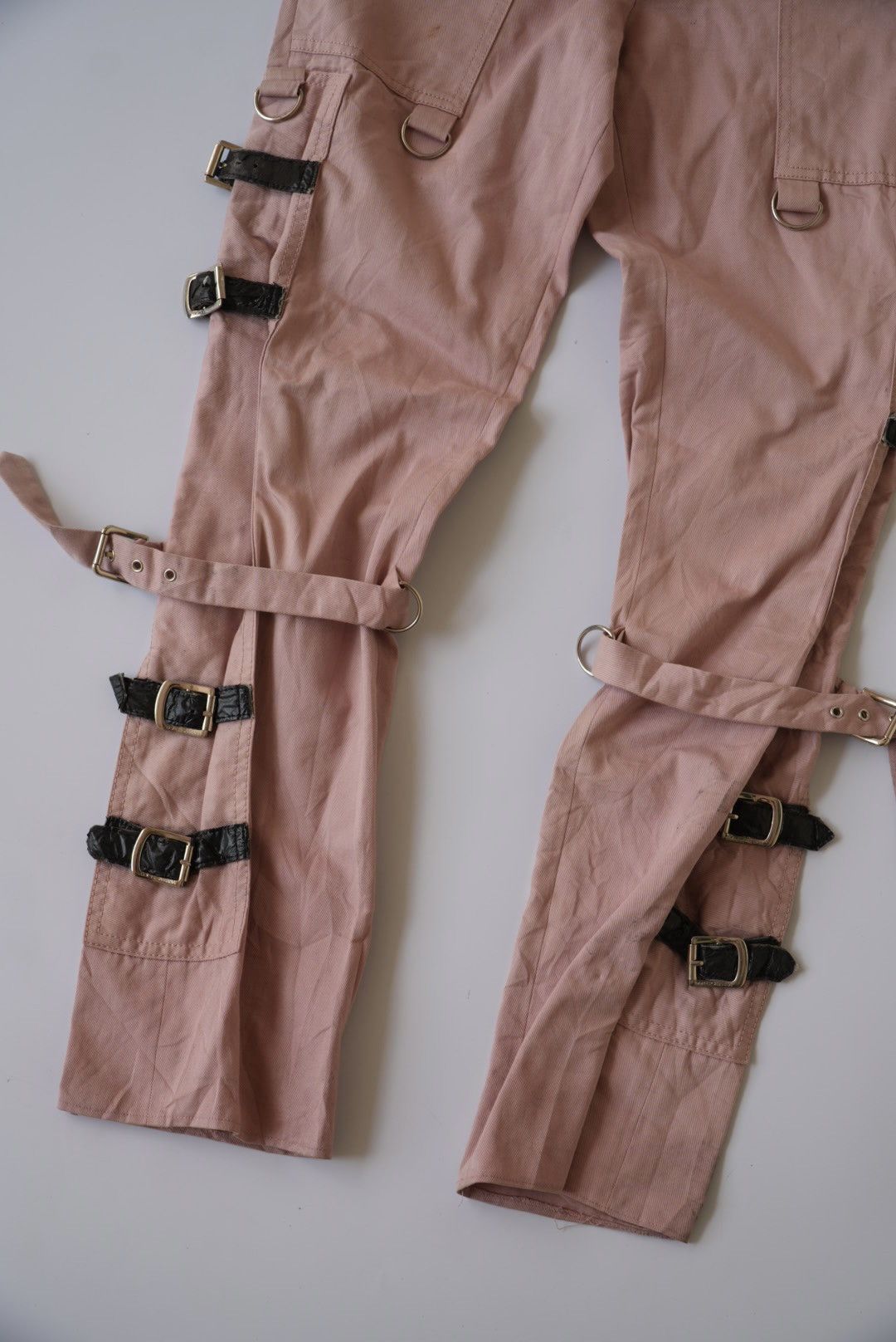 Dolce & Gabbana Dolce & Gabbana S/S 2003 “Sex & Love” Pink Bondage Pants Size 26" / US 2 / IT 38 - 4 Thumbnail
