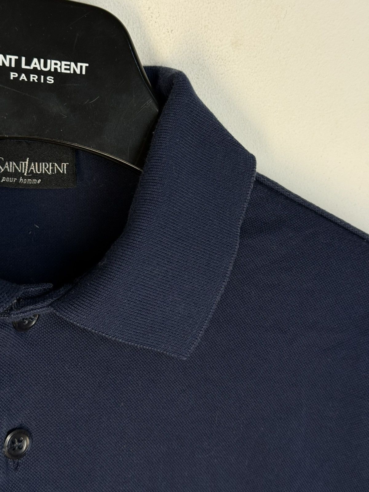 Yves Saint Laurent 🇮🇹90s YSL Sweatshirt 1/4 Button Up Vintage Crewneck collar Size US M / EU 48-50 / 2 - 10 Thumbnail