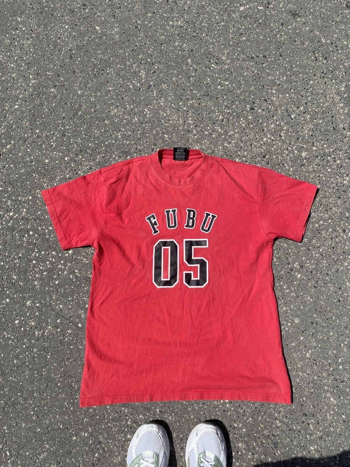Vintage Vintage Fubu 5 Red T shirt Big Logo 🔥 | Grailed