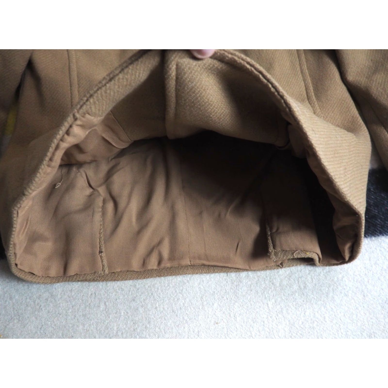 Vintage VINTAGE Whitley Peacoat Coat Womens S Brown Wool Lined 50s 60s Short Button4c Bohemian Fall Winter Spring Regular Mens Girls Size S / US 4 / IT 40 - 6 Thumbnail