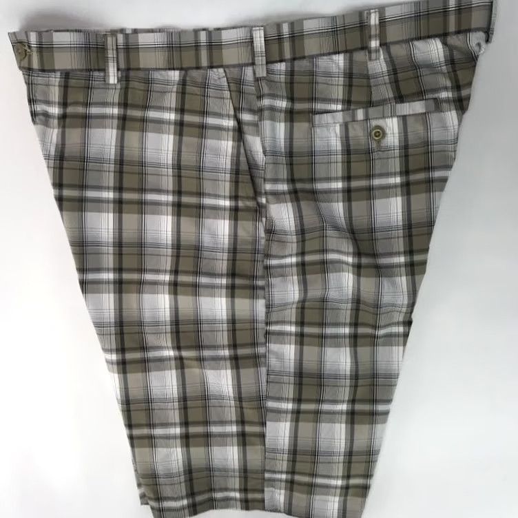 Hogan Ben Hogan Performance Golf Shorts Mens Size 40 Flat Front Plaid Multicolor Size US 40 / EU 56 - 6 Thumbnail