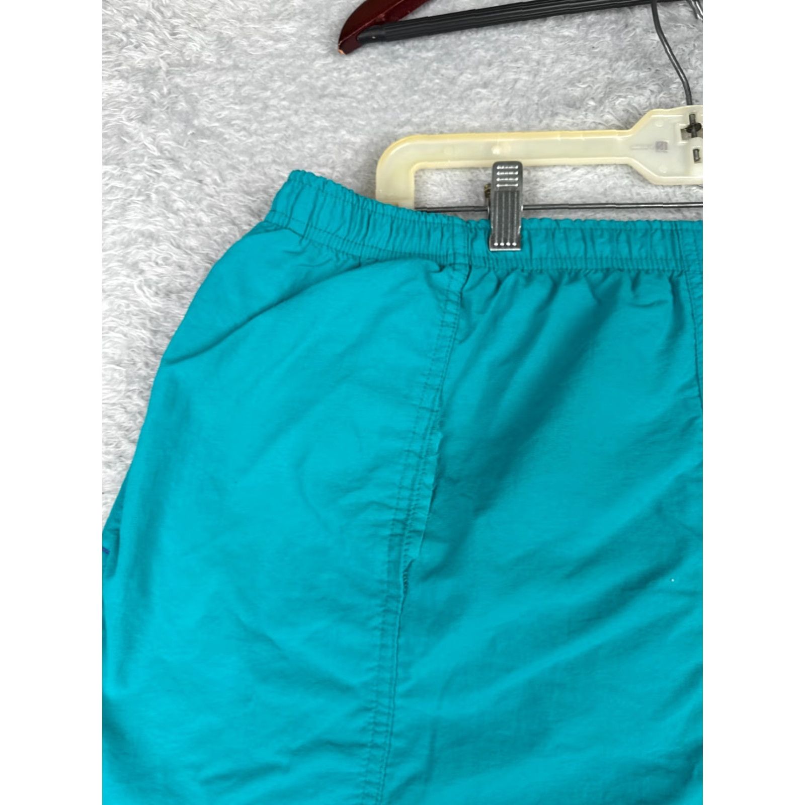Roundtree & Yorke VINTAGE Roundtree & Yorke Swim Trunks Mens XL Blue Lined 100% Nylon Waist Drawstring Elastic Beach Mens Bottom Trunks Size US 36 / EU 52 - 4 Thumbnail