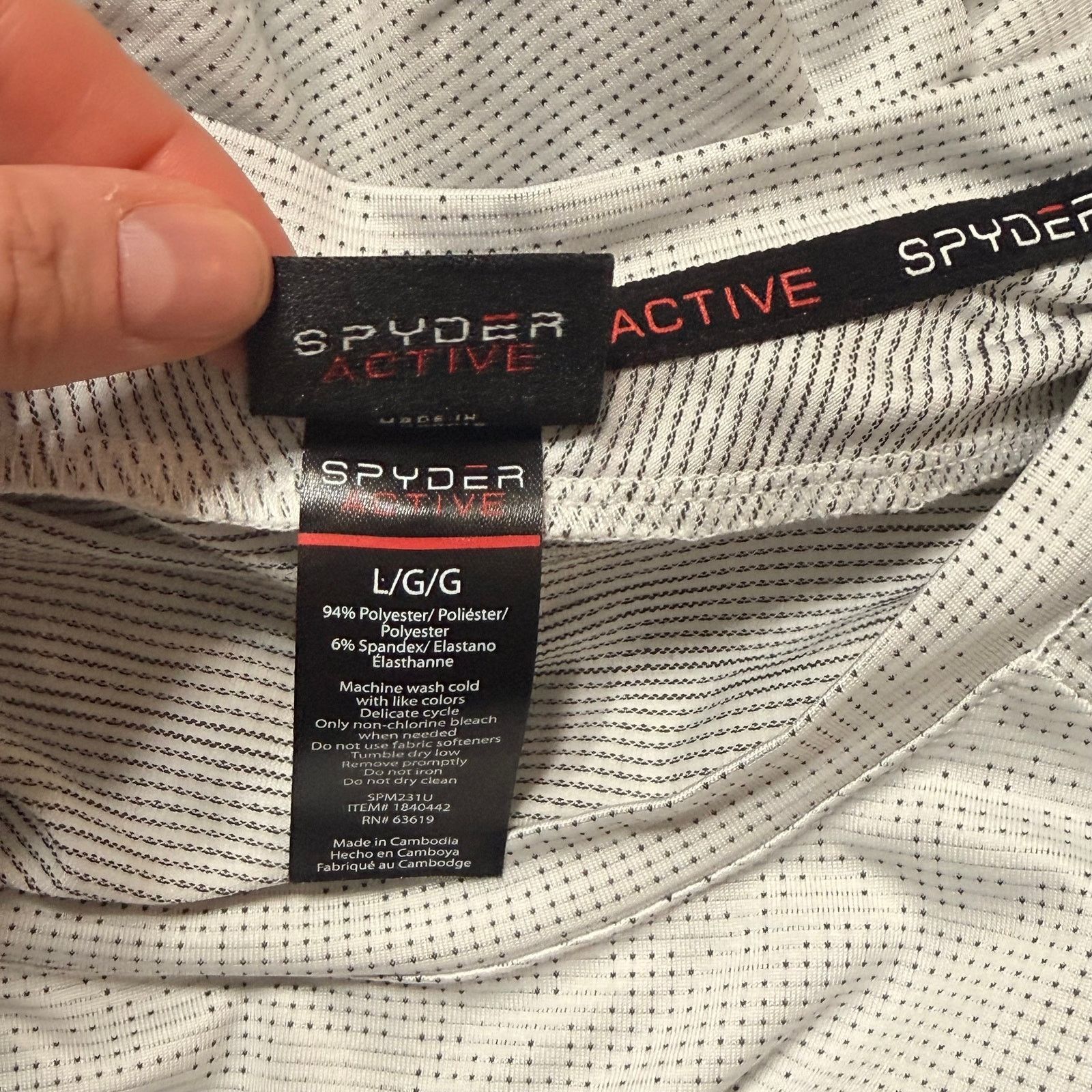 Spyder Spyder Active Gray Technical Tee | Sz L Size US L / EU 52-54 / 3 - 7 Thumbnail