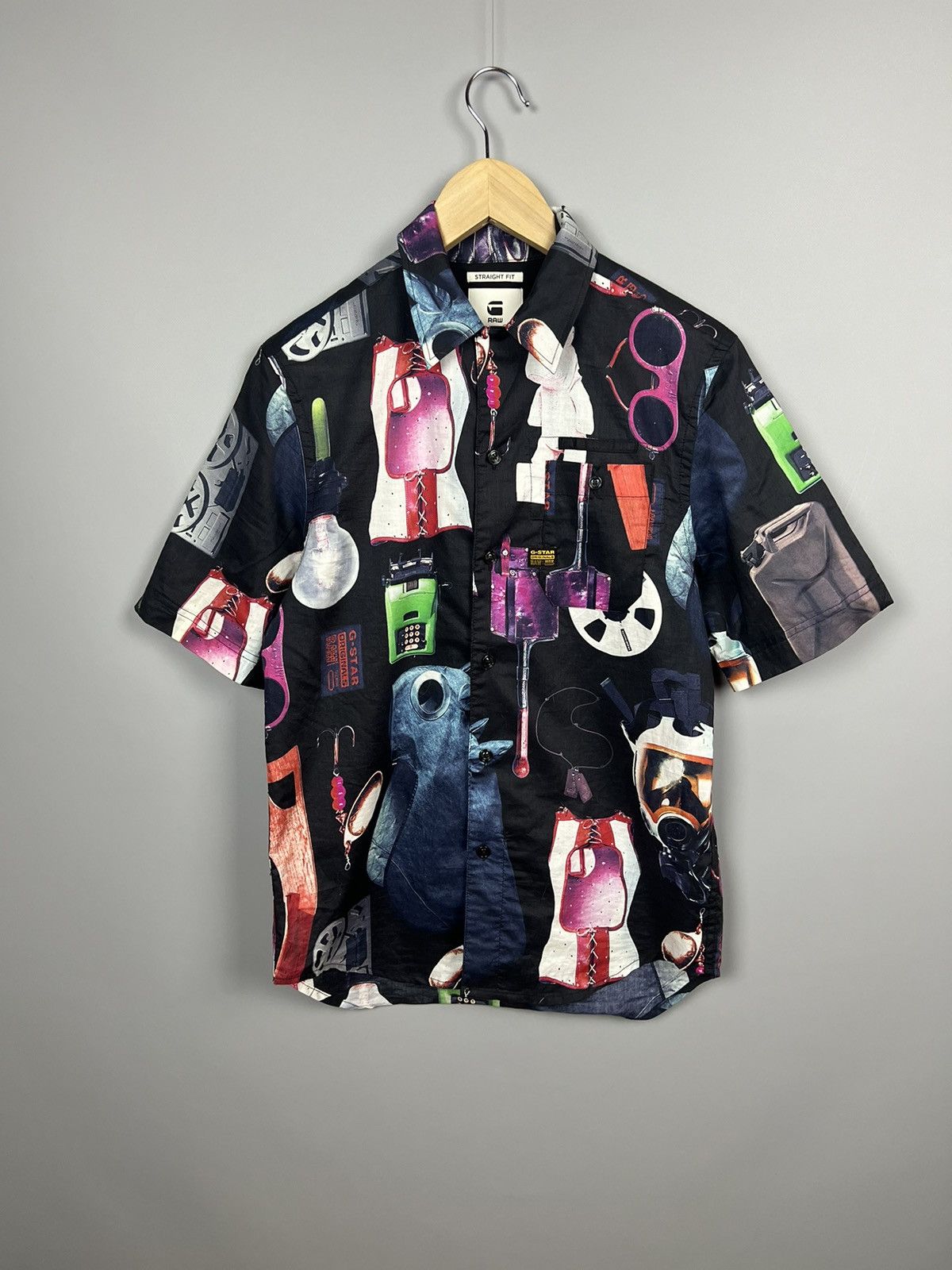 G-Star × Japanese Brand G Star Raw Hawaiian button shirt rare Size US XS / EU 42 / 0 - 1 Thumbnail