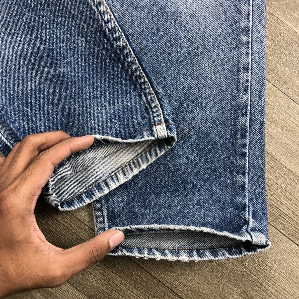 Levi's × Levi's Vintage Clothing 🇺🇸90’s Vintage Levis 510 Straight Nice Faded Jeans Size US 28 / EU 44 - 10 Thumbnail