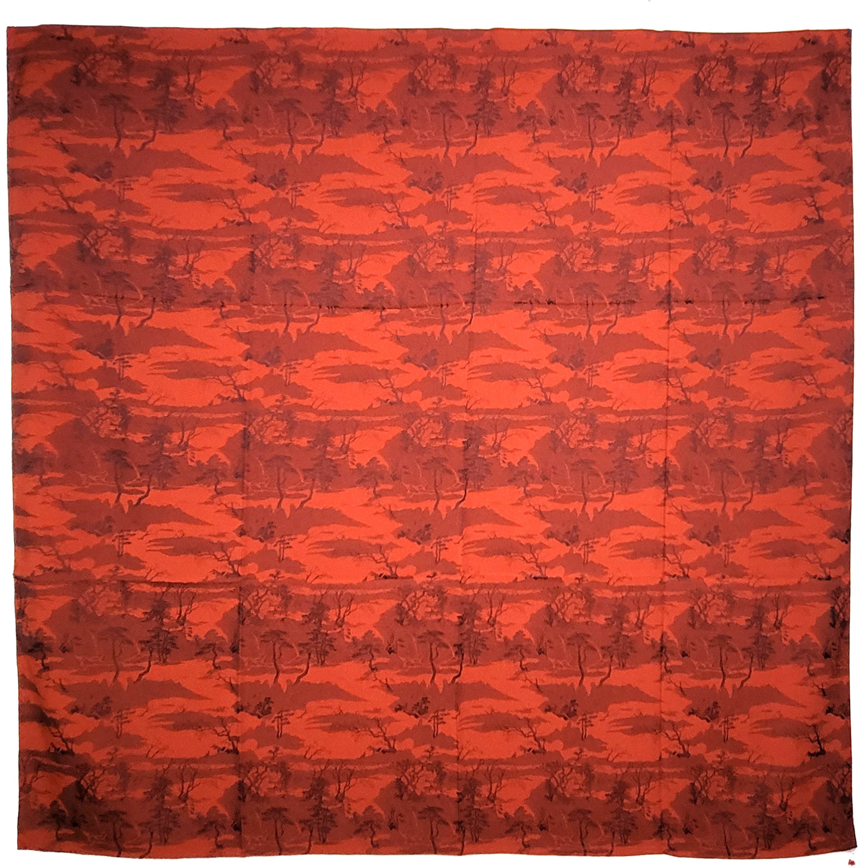 Other NWT Double-Sided Silk Scarf 52"x52" Large Square Wrap 3013 Size ONE SIZE - 6 Thumbnail