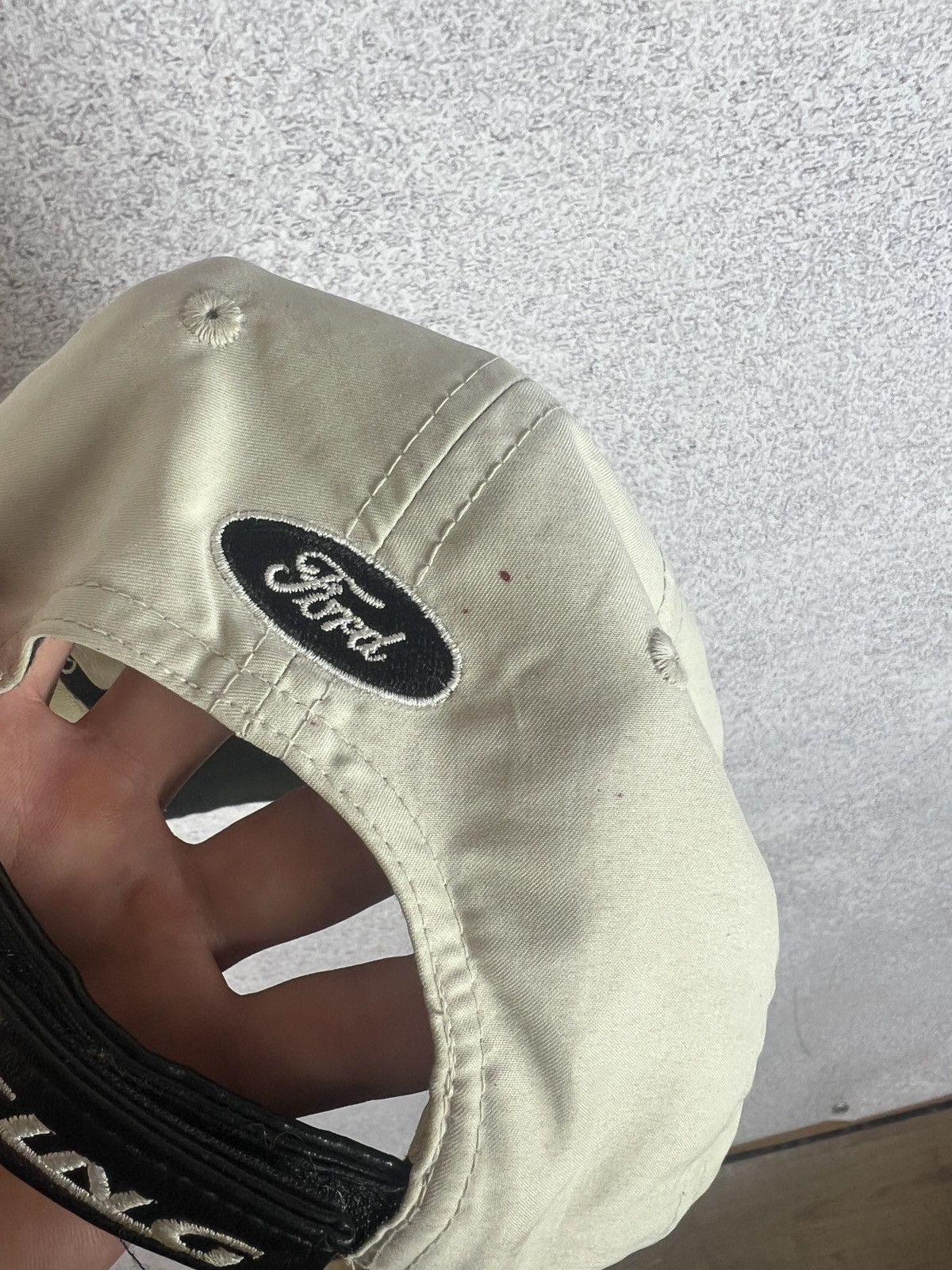 Vintage Rare! Vintage Ford Racing Tire Tread Visor Cap Hat Y2K Size ONE SIZE - 12 Thumbnail