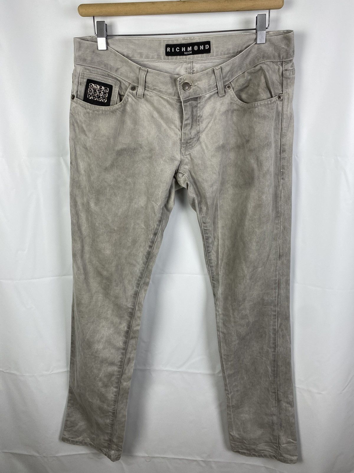 John Richmond Richmond Jeans Stone Washed Low Rise Denim Men size 32 Size US 32 / EU 48 - 1 Thumbnail