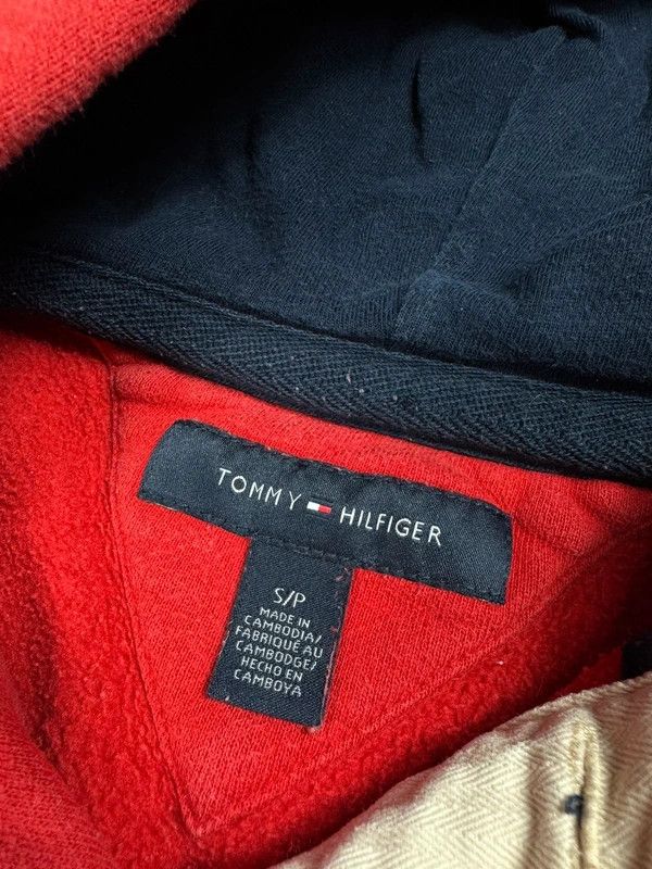 Tommy Hilfiger Vintage Tommy Hilfiger logo S red hoodie Size US S / EU 44-46 / 1 - 4 Thumbnail