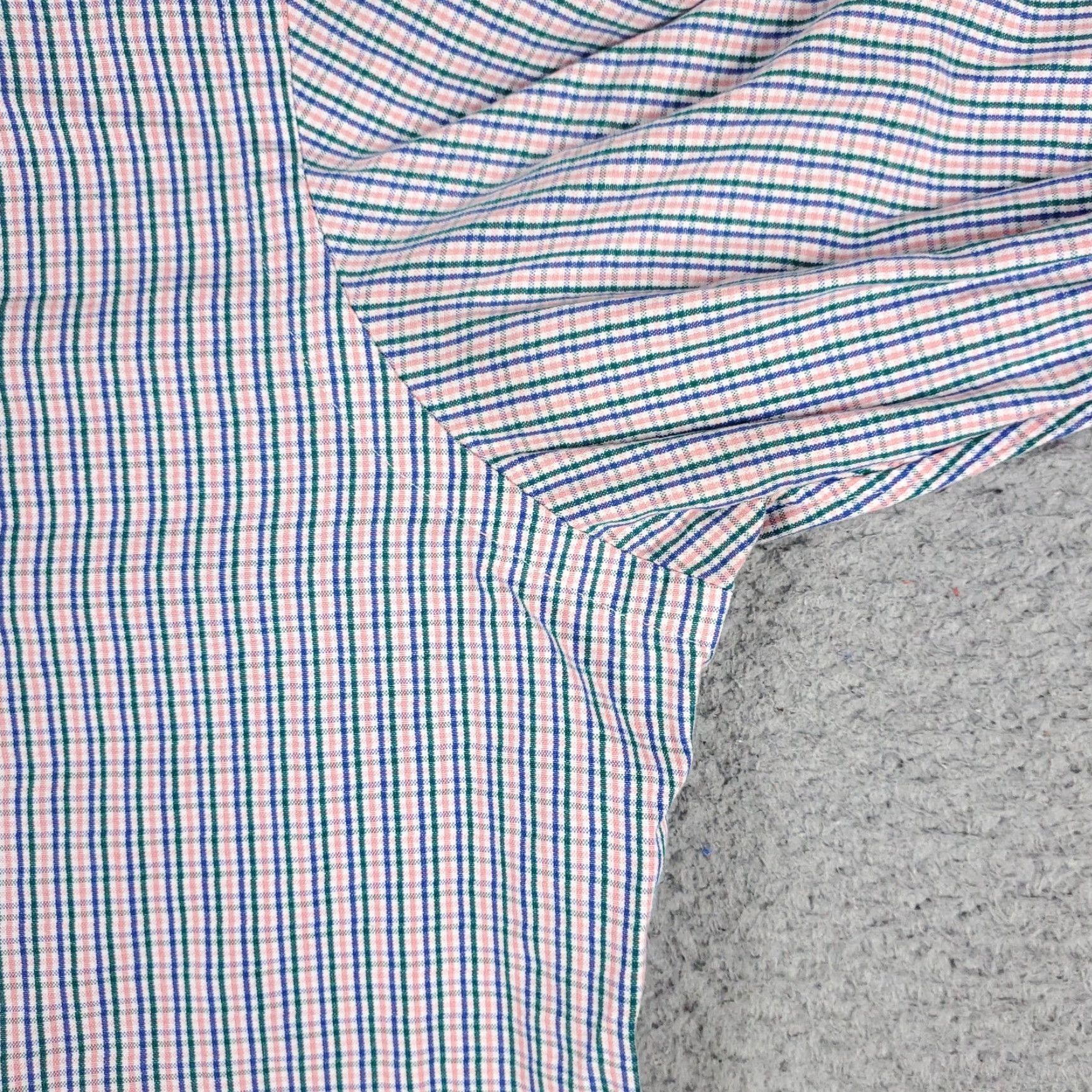 Ralph Lauren Ralph Lauren Dress Shirt Men 16 Blue Green Plaid Long Sleeve Button-Down Regular Fit Size 42R - 5 Thumbnail
