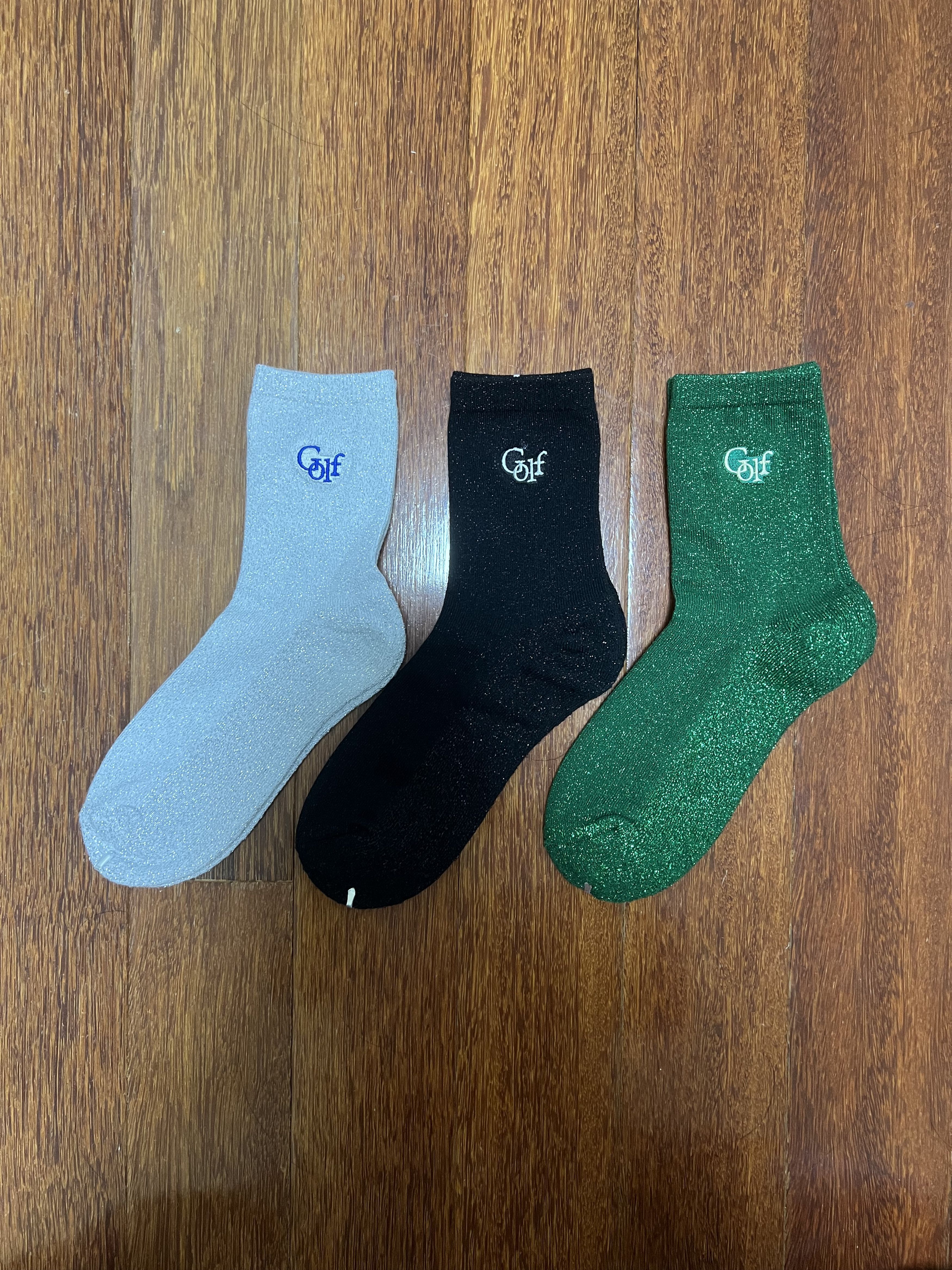 Golf Wang 💚 Golf Wang Glitter Socks 3 Pack Size ONE SIZE - 2 Thumbnail