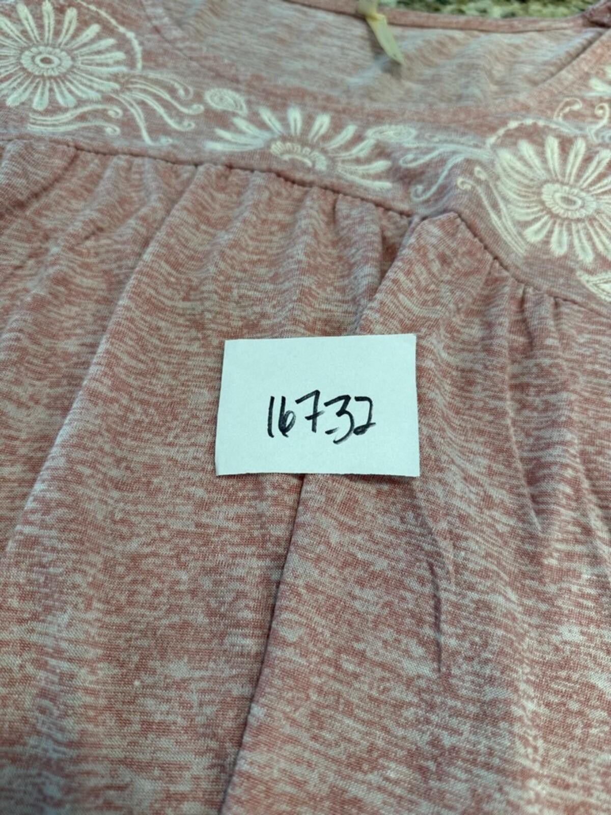 Roper Roper boho blush pink tunic top cream floral lace SZ SM Size S / US 4 / IT 40 - 11 Thumbnail