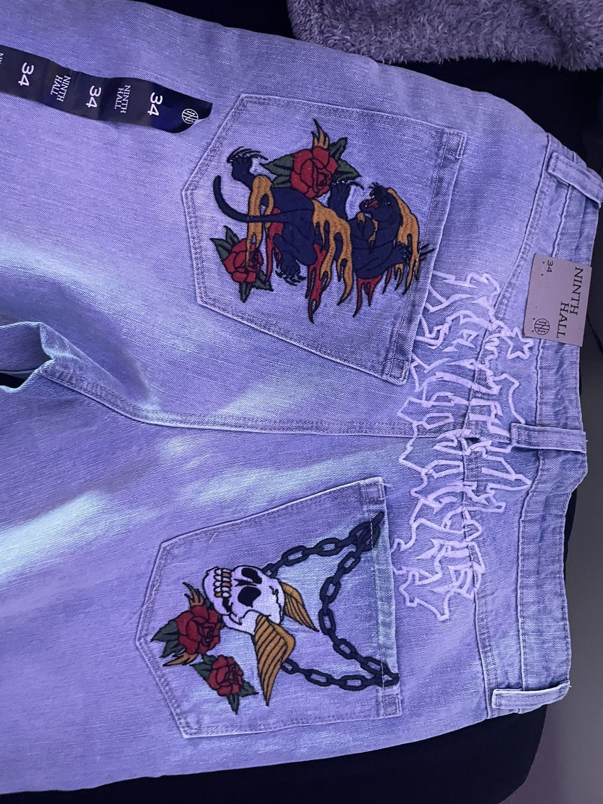 Ninth Hall Blue street jeans Size US 34 / EU 50 - 3 Thumbnail