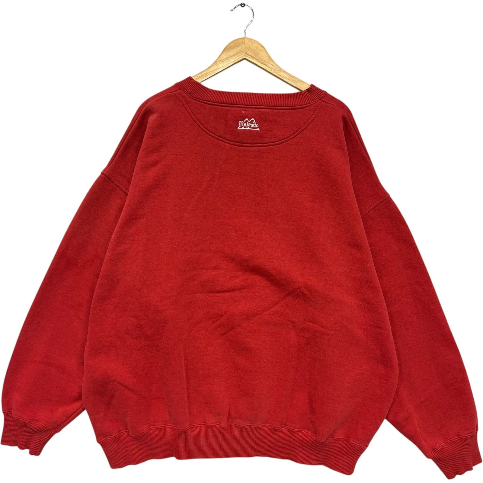 Majestic Vintage Majestic Kansas City Chiefs NFL Crewneck XXL Size US XXL / EU 58 / 5 - 5 Thumbnail