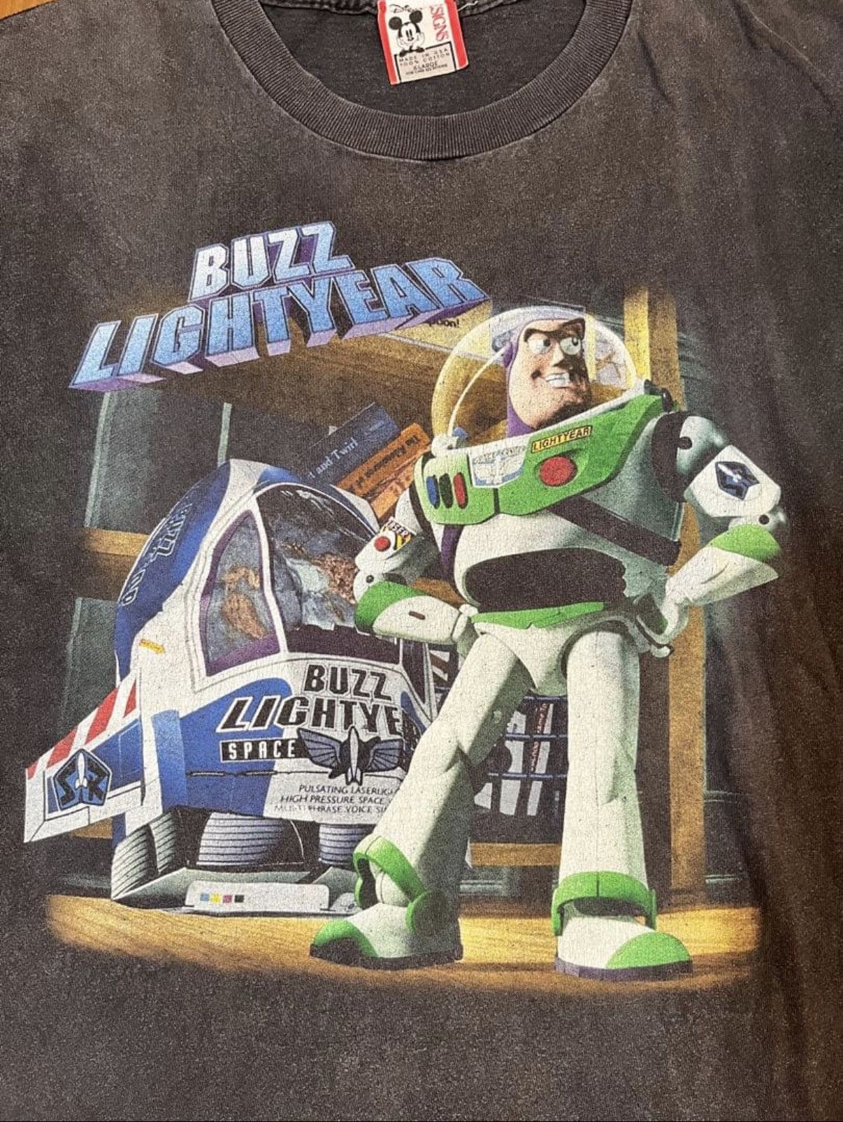 Disney Toy Story Buzz Lightyear 90s t-shirt vintage Size US XL / EU 56 / 4 - 1 Thumbnail