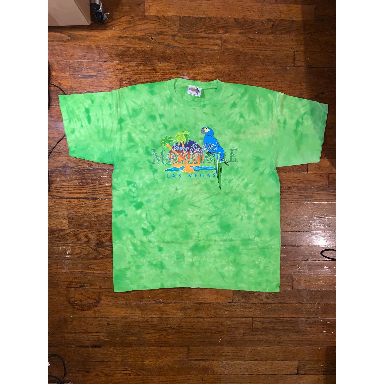 Other × Vintage Margaritaville Las Vegas Tie Dye Tee XL Jimmy Buffett Green Size US XL / EU 56 / 4 - 2 Thumbnail