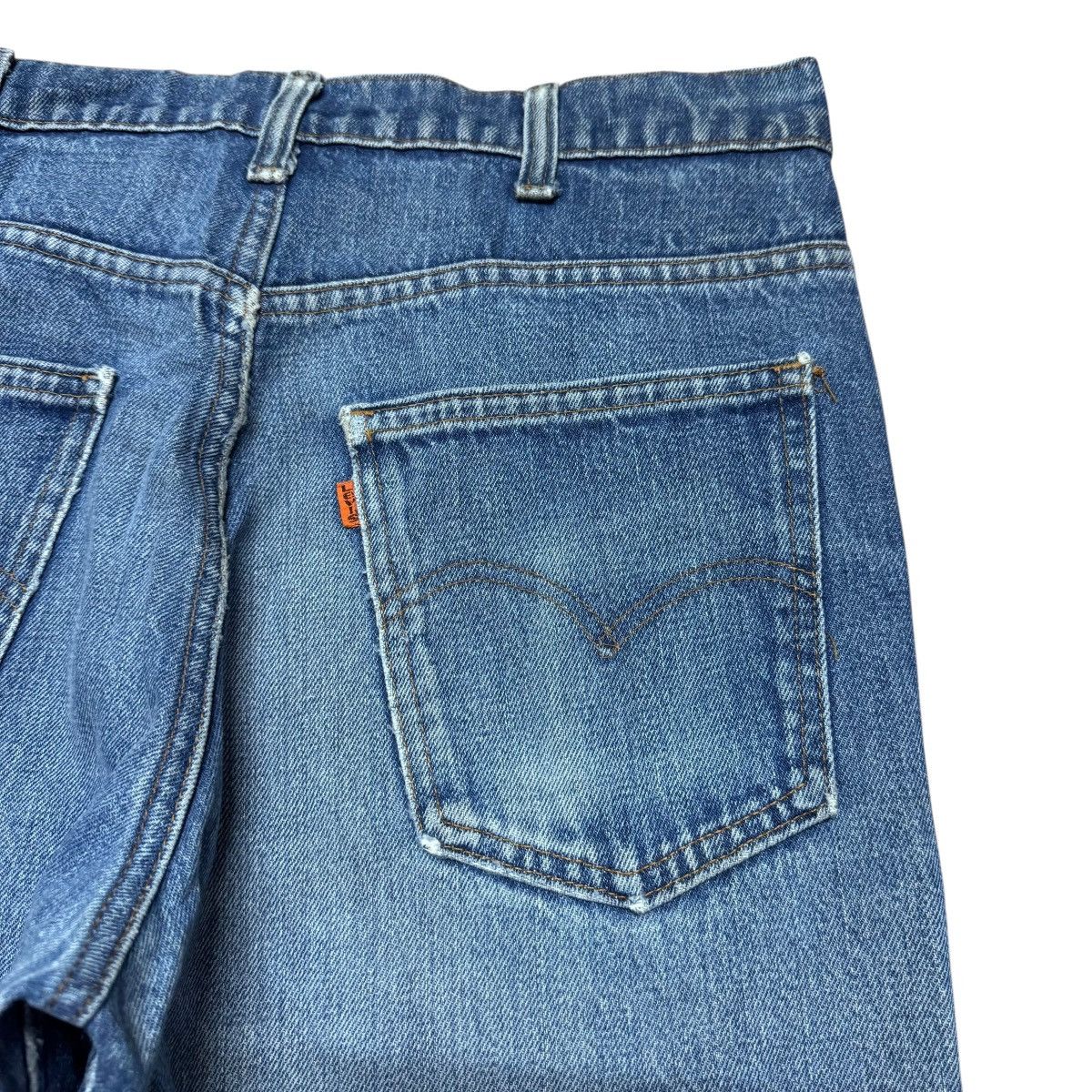 Levi's Vintage 80s Levis 646 Bell Bottom Jeans #8 Orangetab Size US 33 - 11 Thumbnail