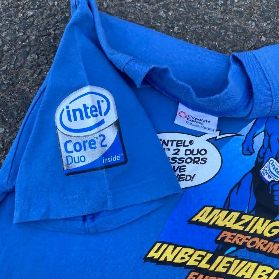 Vintage RARE ‼️ Intel Size US XXL / EU 58 / 5 - 3 Thumbnail