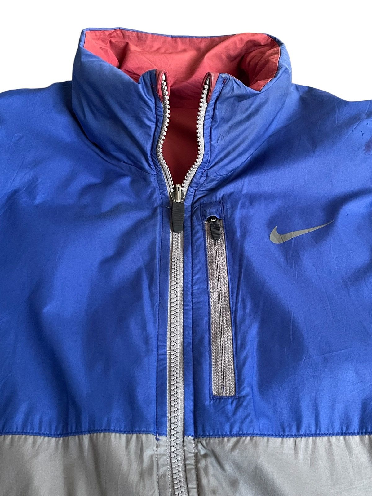 Hypebeast Vintage Y2K Nike Streetwear Reversible Light Puffer Jacket Size US M / EU 48-50 / 2 - 15 Thumbnail