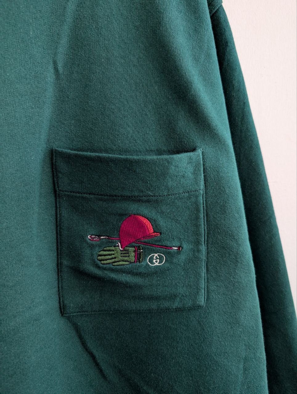 Gucci vintage GUCCI all over print equestrian reversible sweater Size US L / EU 52-54 / 3 - 12 Thumbnail