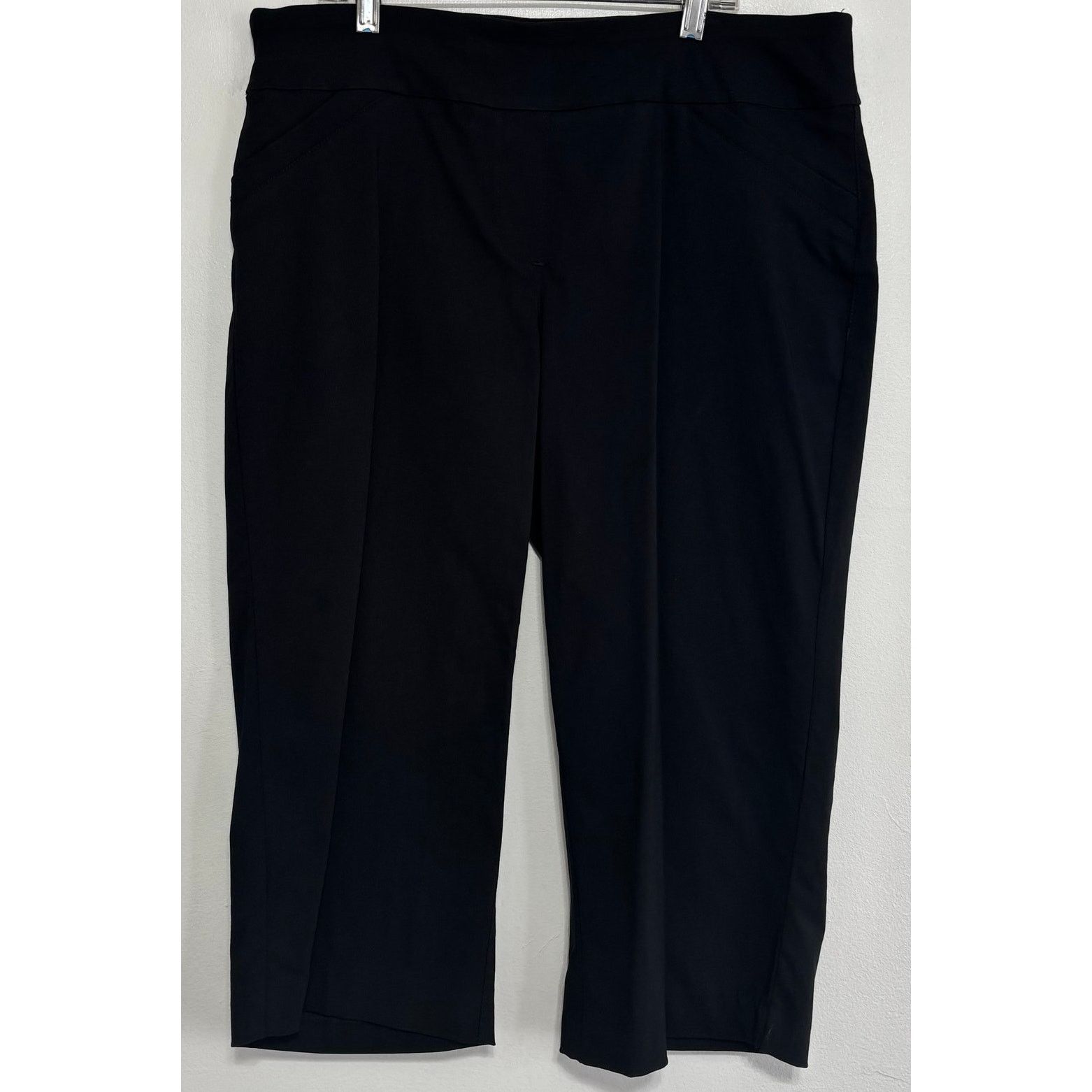 Other Coral Bay Black Tummy Control Capri Pants 16P Size 38" / US 16 / IT 52 - 1 Thumbnail