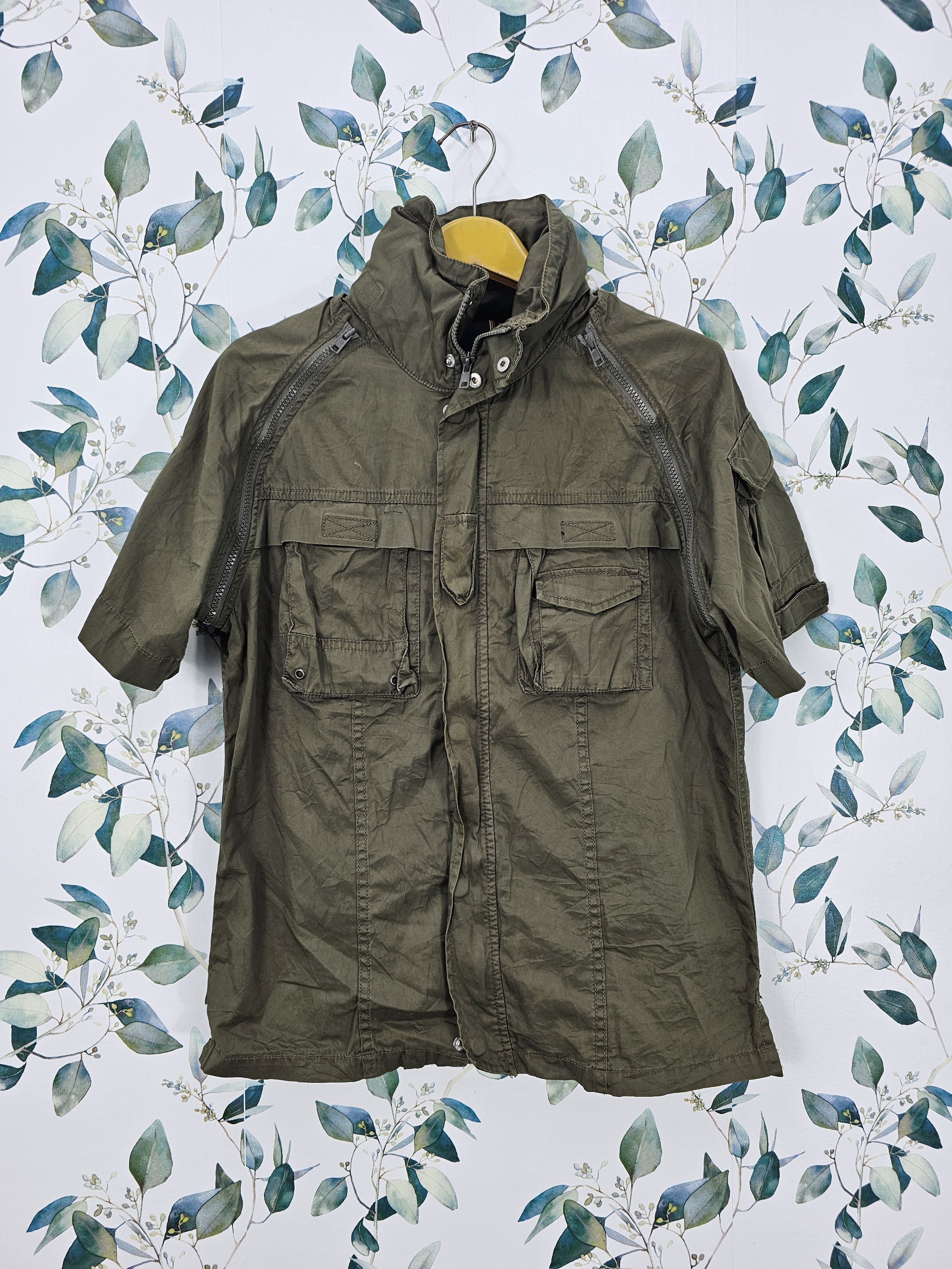 Avirex Avirex Varsity Military Army Jacket Short Sleeves J0119 Size US L / EU 52-54 / 3 - 1 Thumbnail