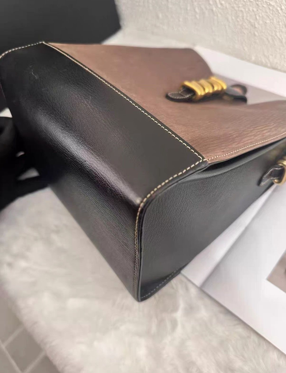 Loewe Loewe black and brown crossbody bag J38 Size ONE SIZE - 5 Thumbnail