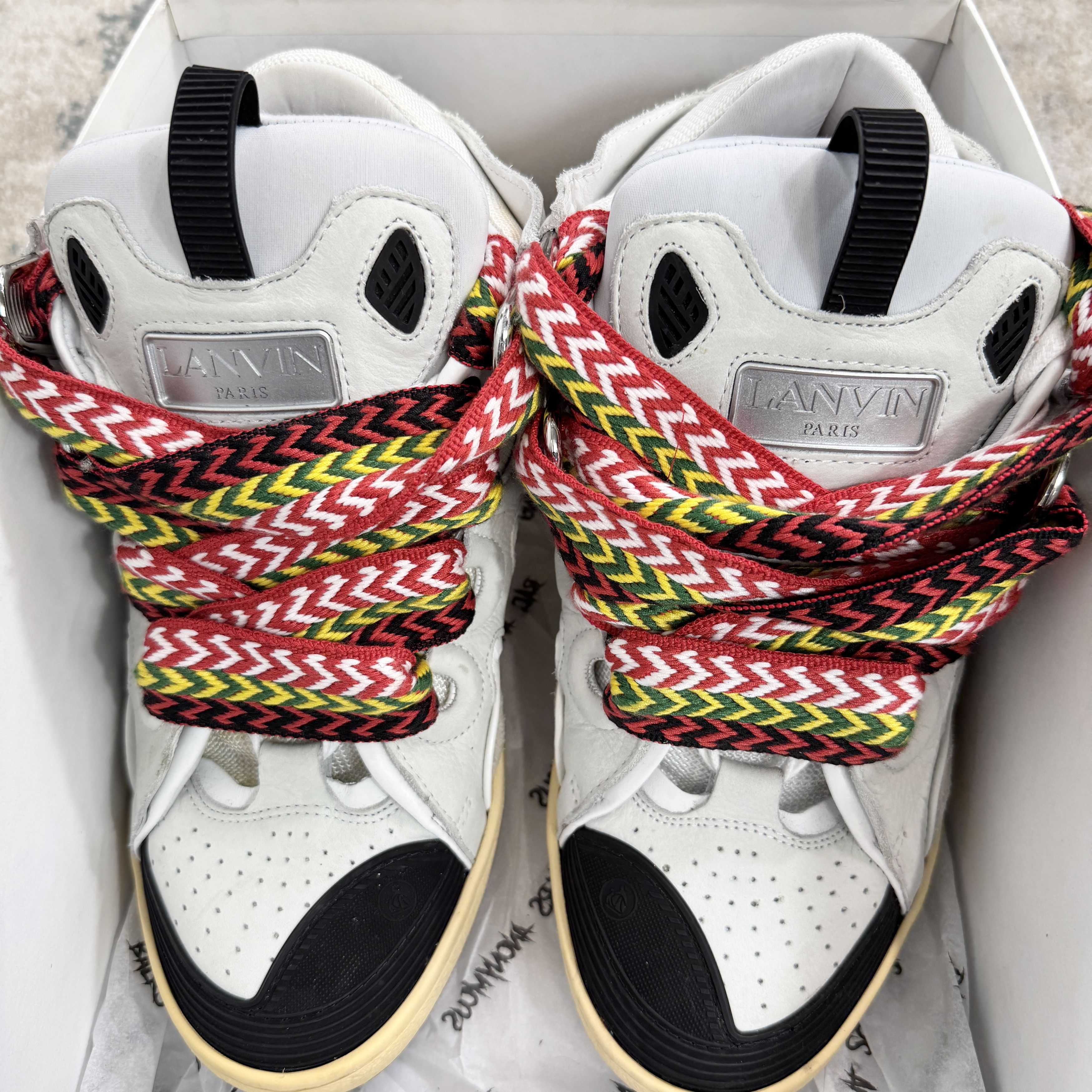 Lanvin Lanvin Curb Low Top Trainers In Grey & Multi RRP £750 Size US 9 / EU 42 - 5 Thumbnail