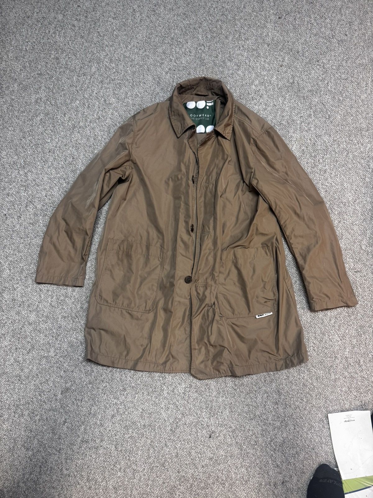 OOF Wear OOFWEAR Lightweight Trench Jacket L – Italian Outerwear Size US L / EU 52-54 / 3 - 1 Thumbnail
