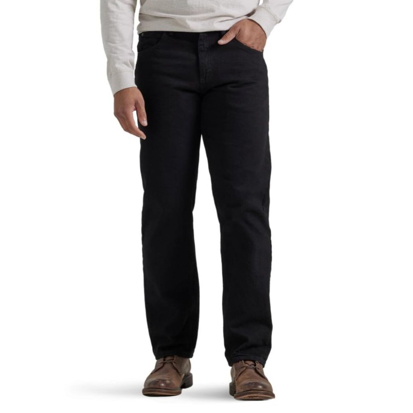 Wrangler NWT New Wrangler Authentics Regular Fit Jeans 10ZM200BK Siz Size US 38 / EU 54 - 1 Thumbnail