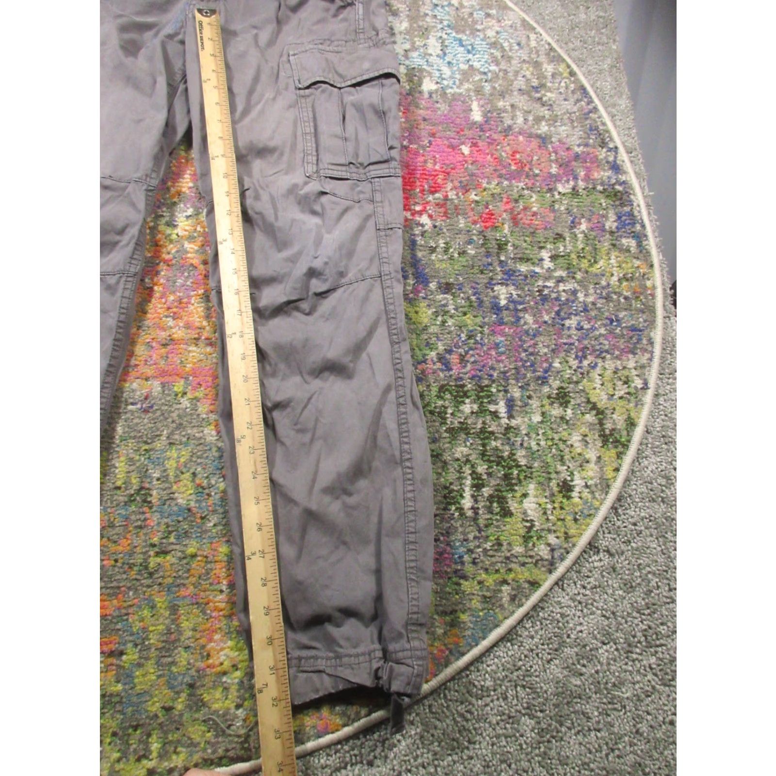 Uniqlo Uniqlo Pants Mens 34 Gray Cargo Parachute Utility Gorp Hiking Distressed Size US 34 / EU 50 - 7 Thumbnail