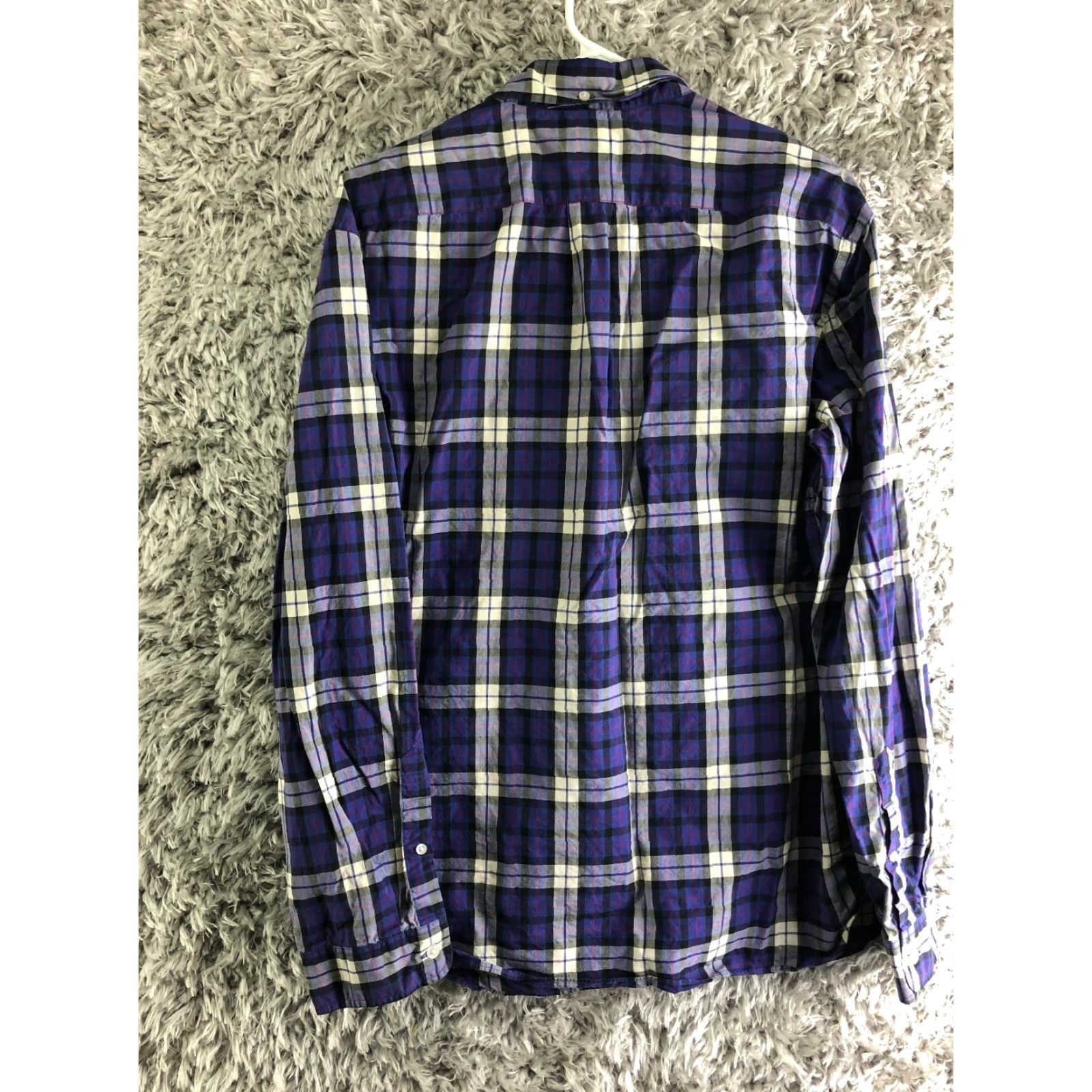 J.Crew J.Crew Purple Long Sleeve Button-Down Collar Shirt Mens Large Regular Size US L / EU 52-54 / 3 - 8 Thumbnail