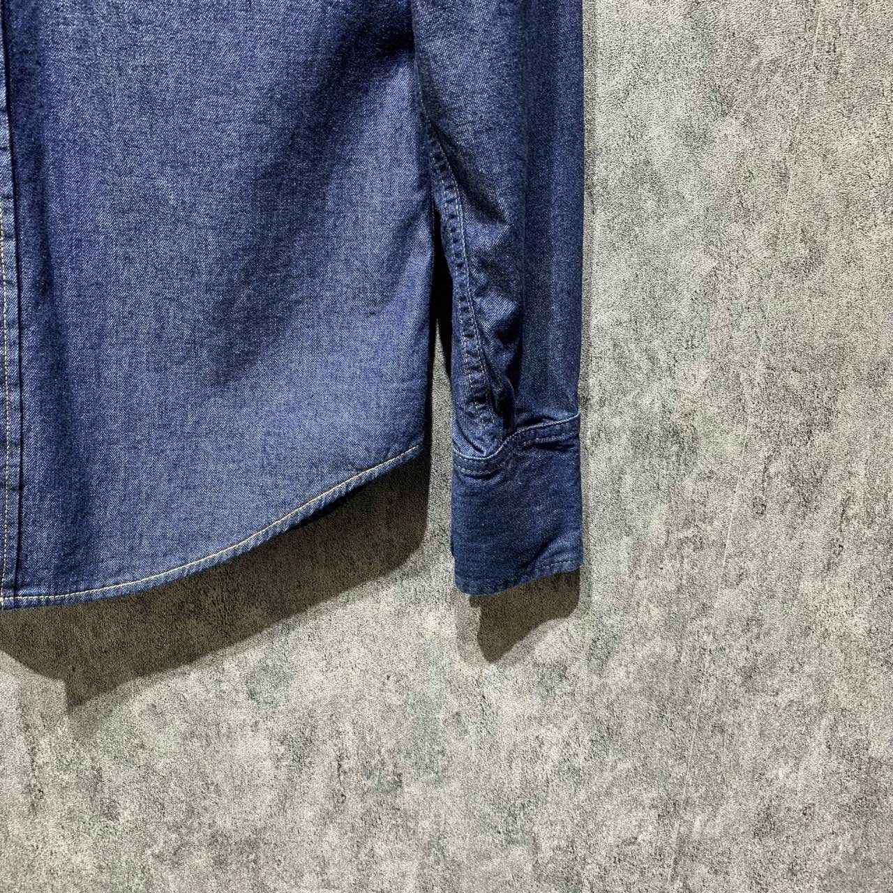 Maison Margiela Maison Margiela Size 39 Solid color denim shirt 2501-Nextar Size US XXS / EU 40 - 6 Thumbnail