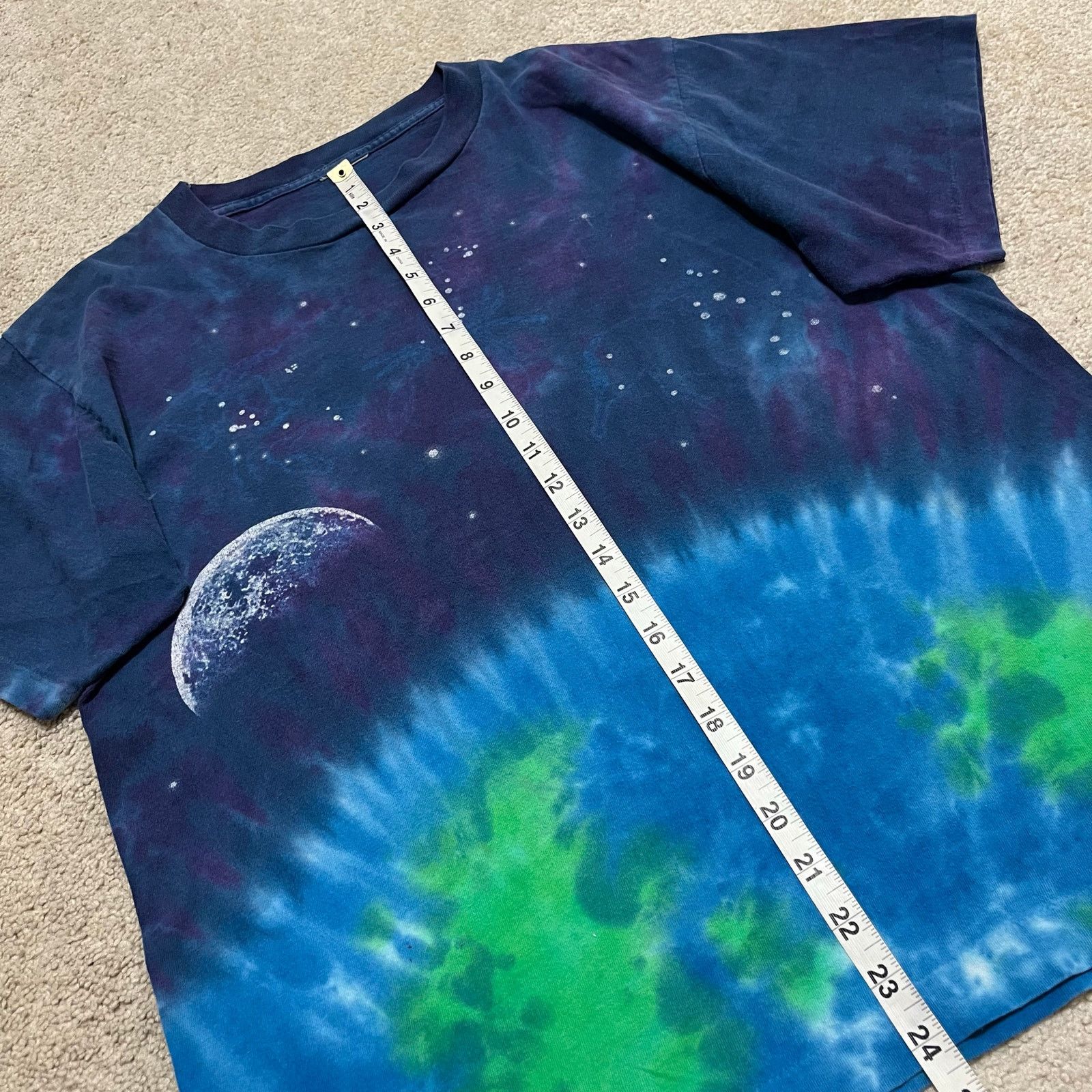 Other Vintage Outer Space Earth and Moon Tye Dyeish Shirt Medium Size US M / EU 48-50 / 2 - 4 Thumbnail