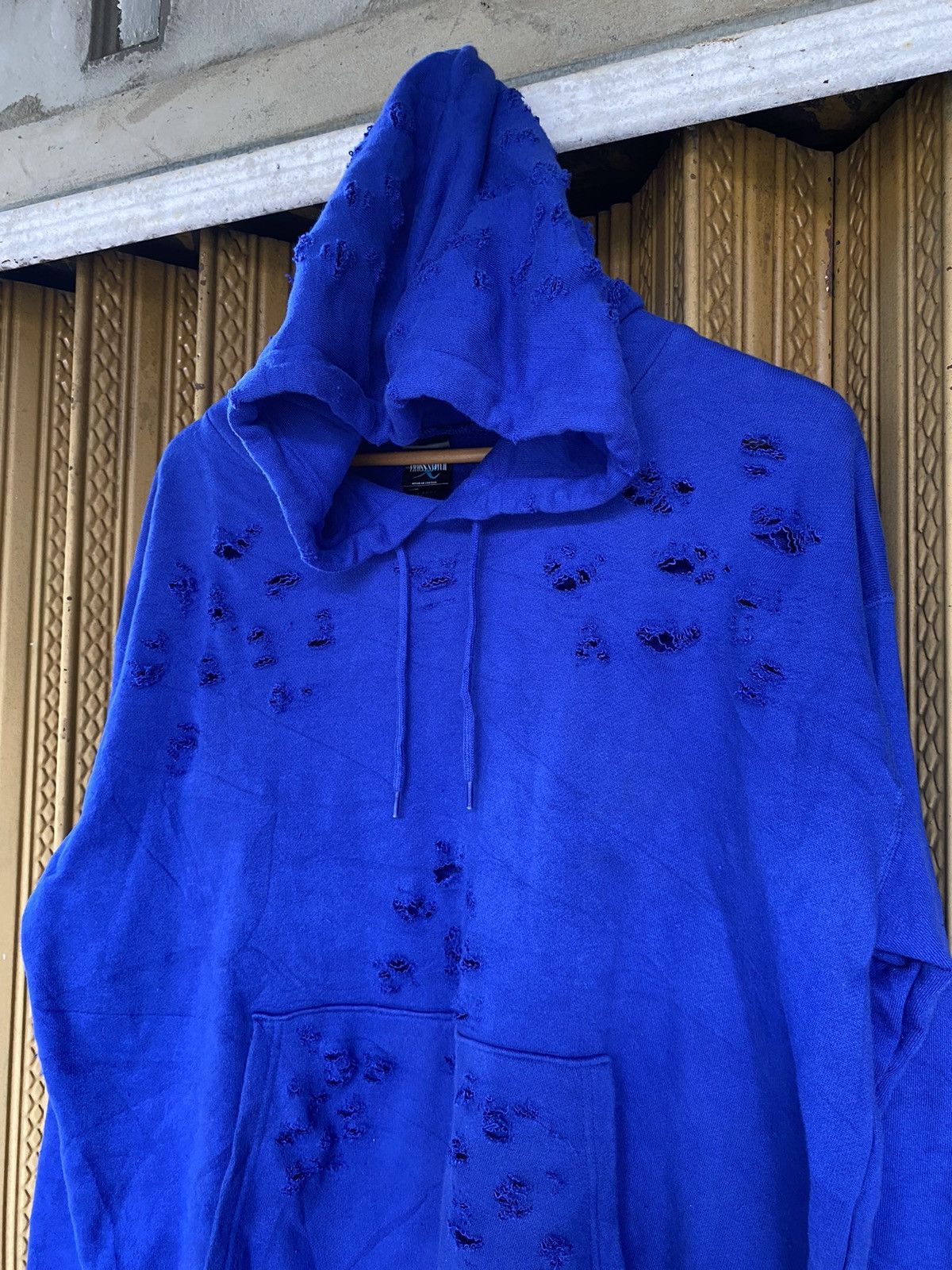Beauty Beast Destroyed hoodie by cross stitch japanese brand Size US L / EU 52-54 / 3 - 2 Thumbnail