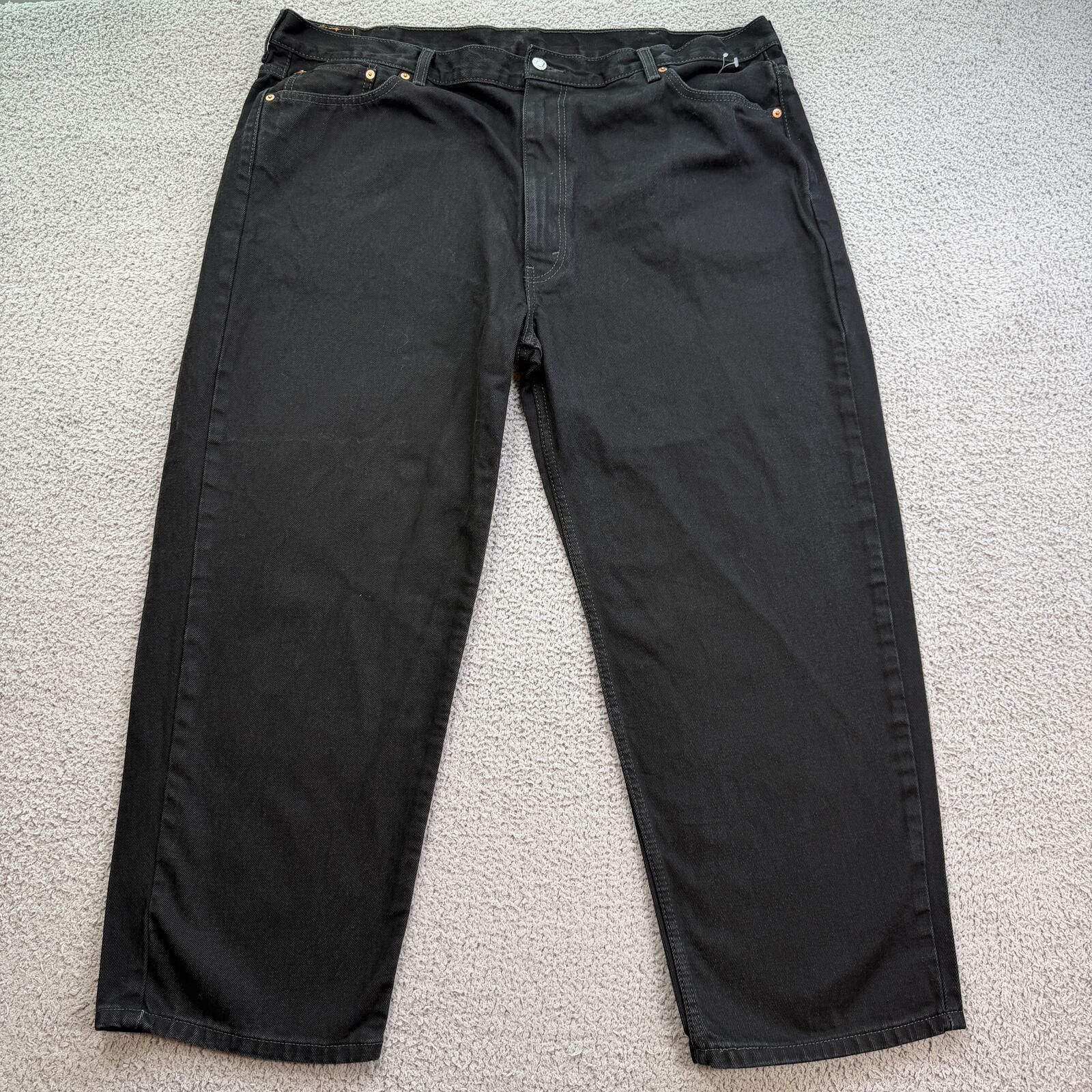 Levi's Levis 550 Black Relaxed Fit Jeans Mens 48x29 Faded Baggy Size US 44 / EU 60 - 1 Thumbnail