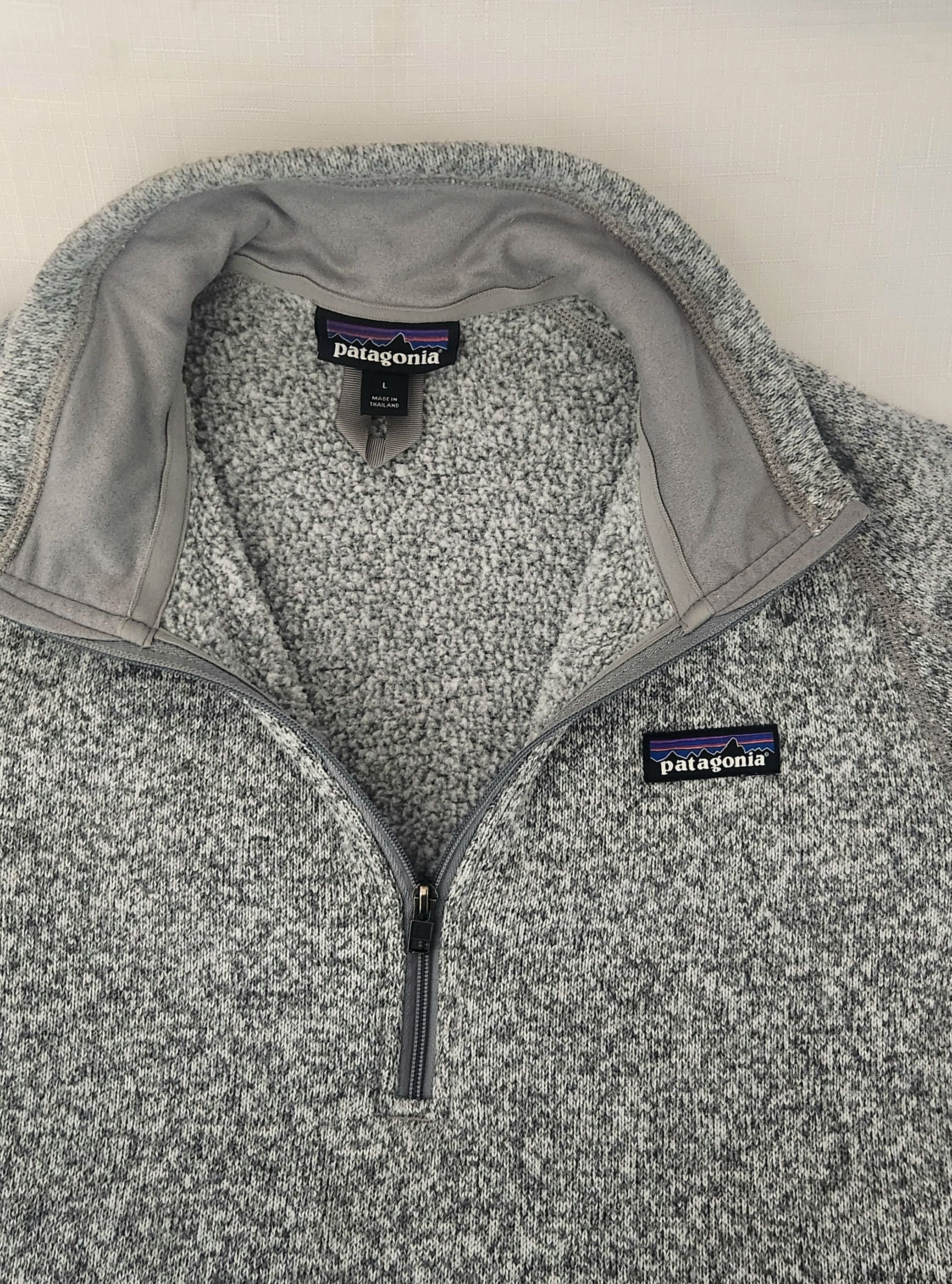 Patagonia Patagonia Women's Better Sweater Gray Heathered 1/4 Quarter Size L / US 10 / IT 46 - 4 Thumbnail