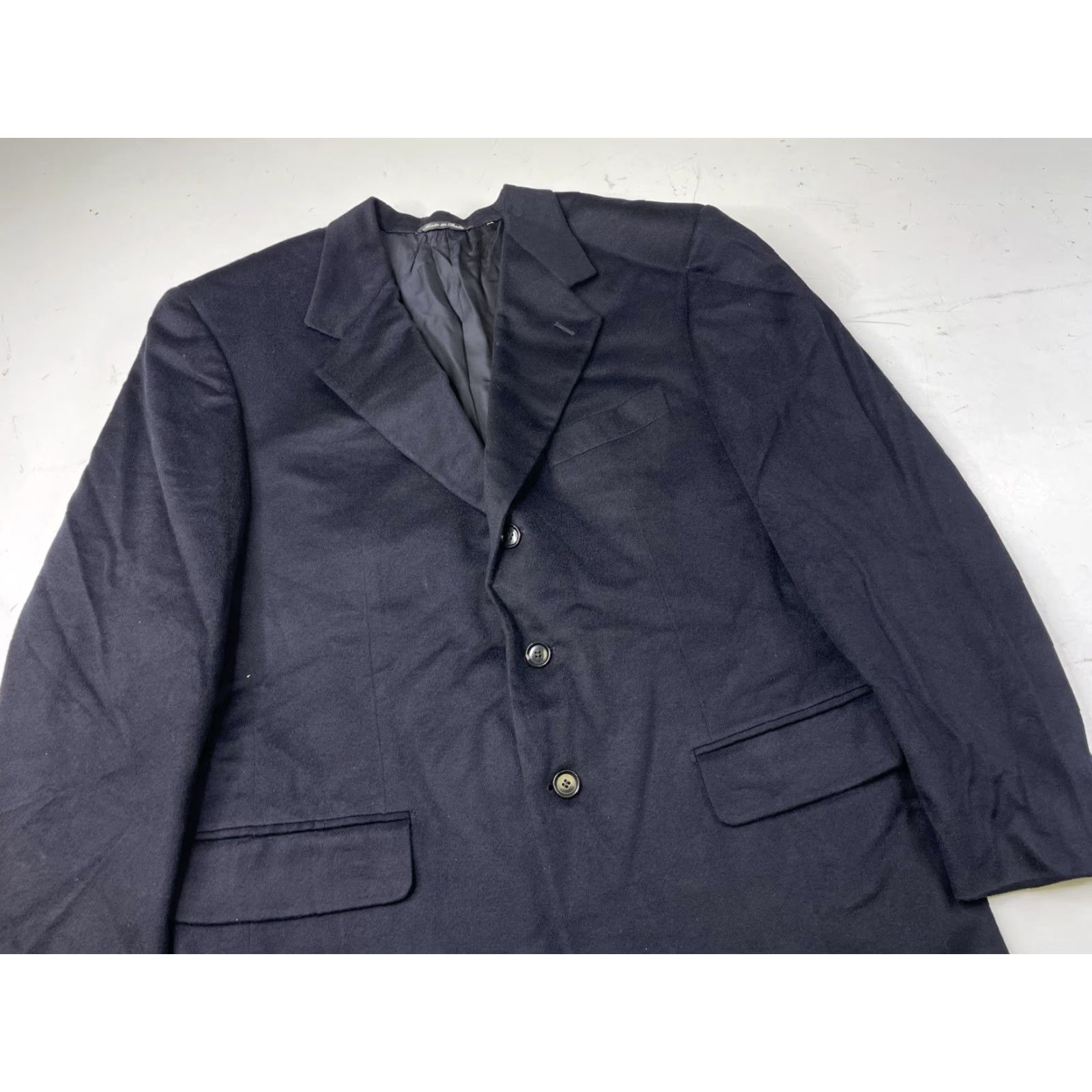 Pal Zileri Pal Zileri Loro Piana Italy Blazer Jacket 100% Cashmere Mens 40R Navy Sport Coat Size 40R - 2 Thumbnail