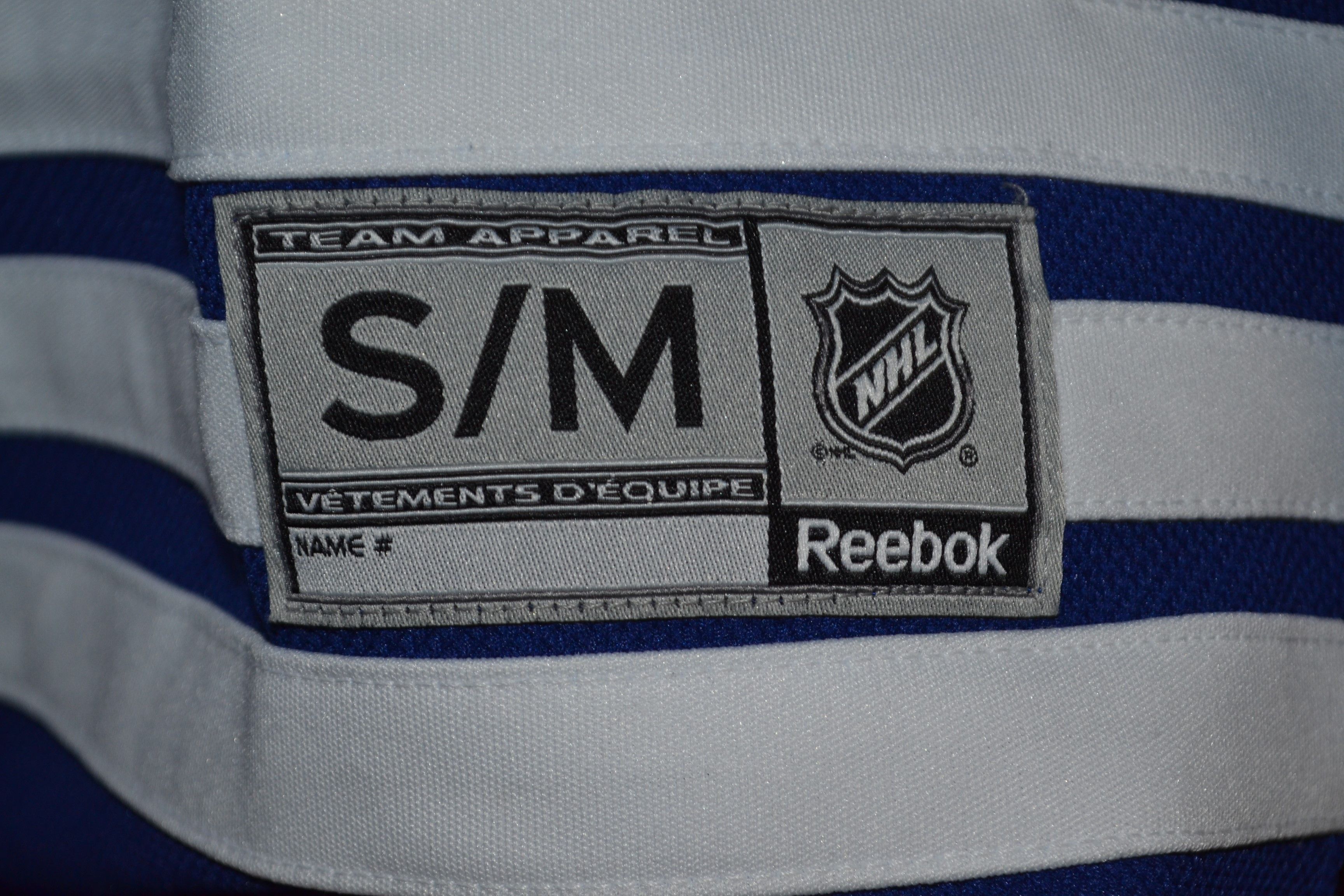 Reebok Toronto Maple Leafs Reebok S/M Adult 2014 3 stripe Jersey Size US M / EU 48-50 / 2 - 8 Thumbnail
