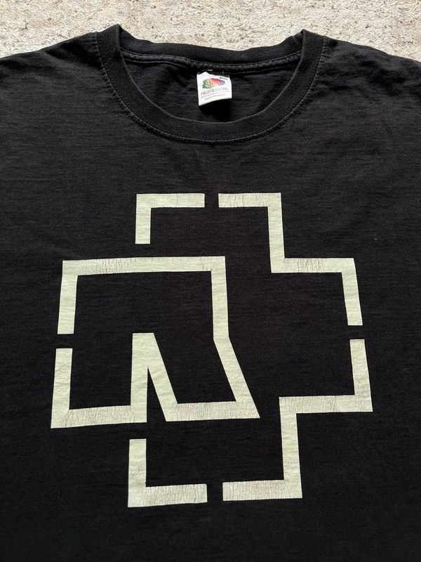 Other Rammstein x Fruit of the Loom Logo T-Shirt Vintage 2000sRare Size US XL / EU 56 / 4 - 2 Thumbnail