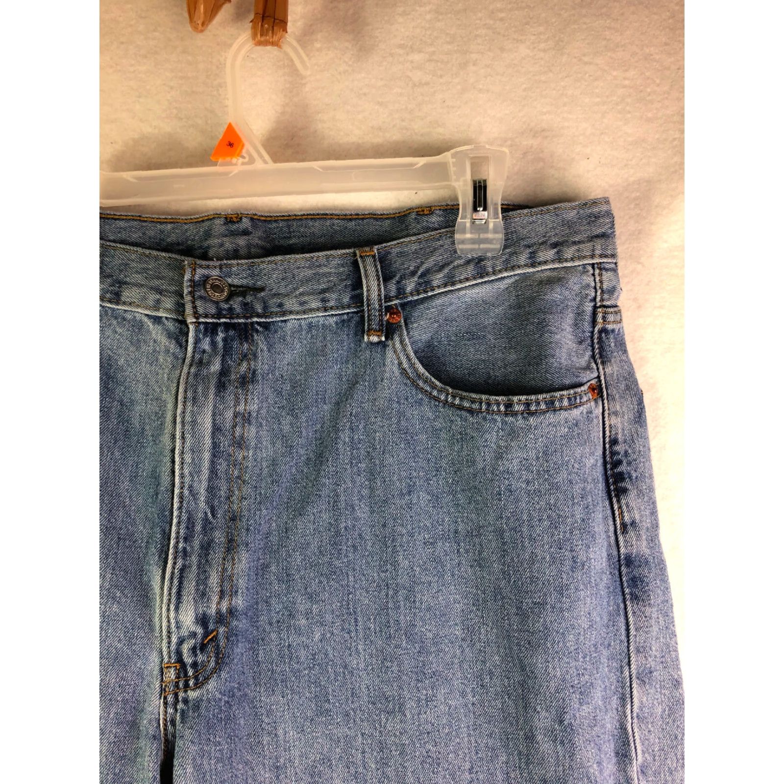Levi's Levi's 550 High Rise Straight Leg Regular Jeans Mens Size 42x30 Blue Denim Size US 42 / EU 58 - 3 Thumbnail