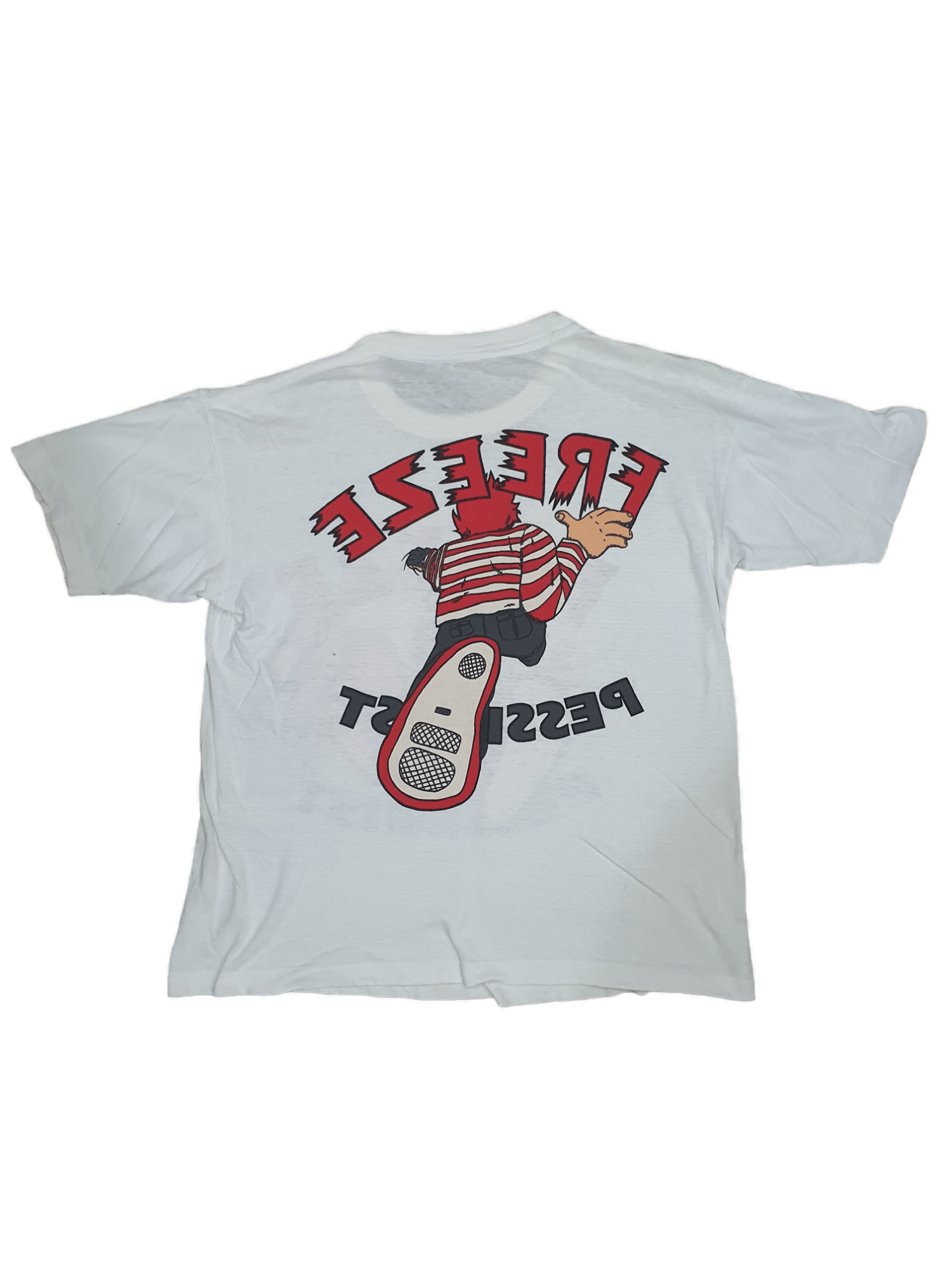 Vintage rare vintage 90's Freeze Pessimist t-shirt Size US L / EU 52-54 / 3 - 2 Thumbnail