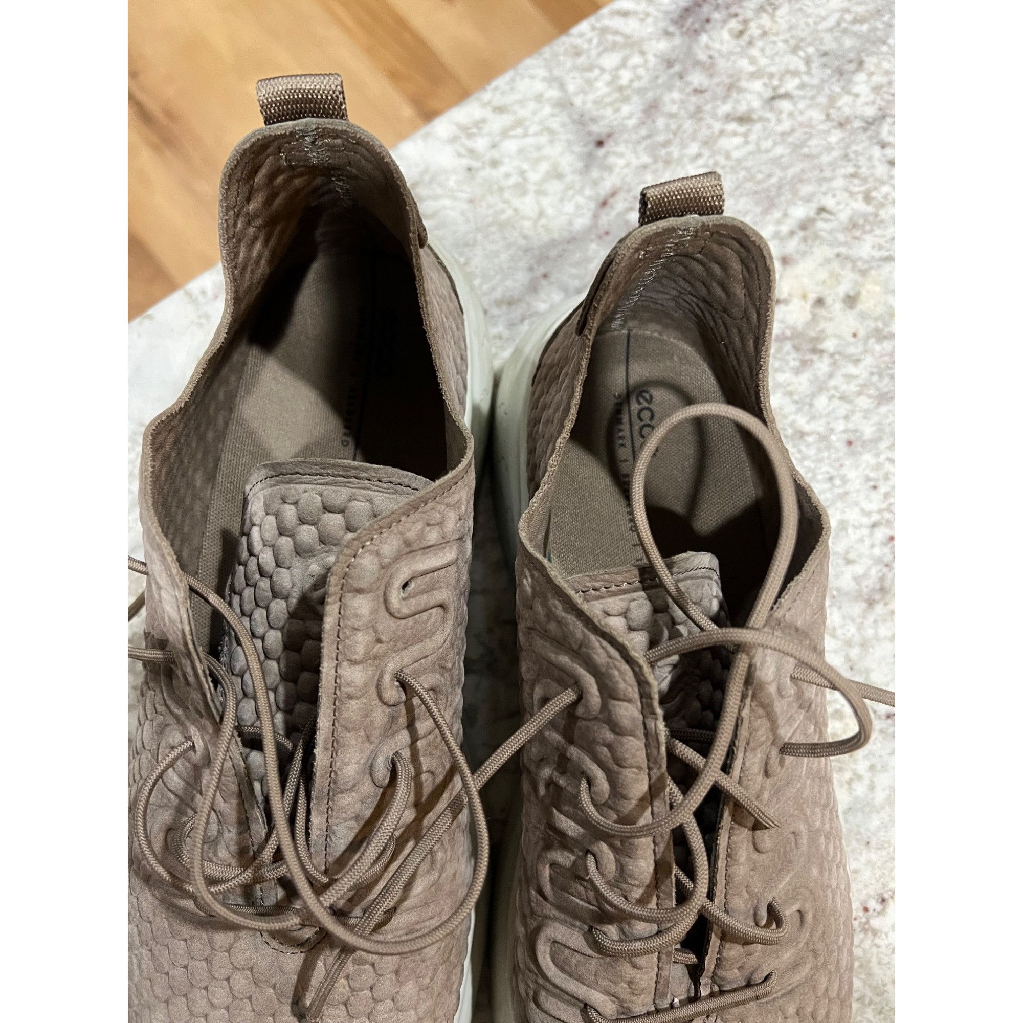 Ecco ECCO Therap Lace-Up Leather Shoes - Size 46/12-12.5 Size US 12.5 / EU 45-46 - 4 Thumbnail