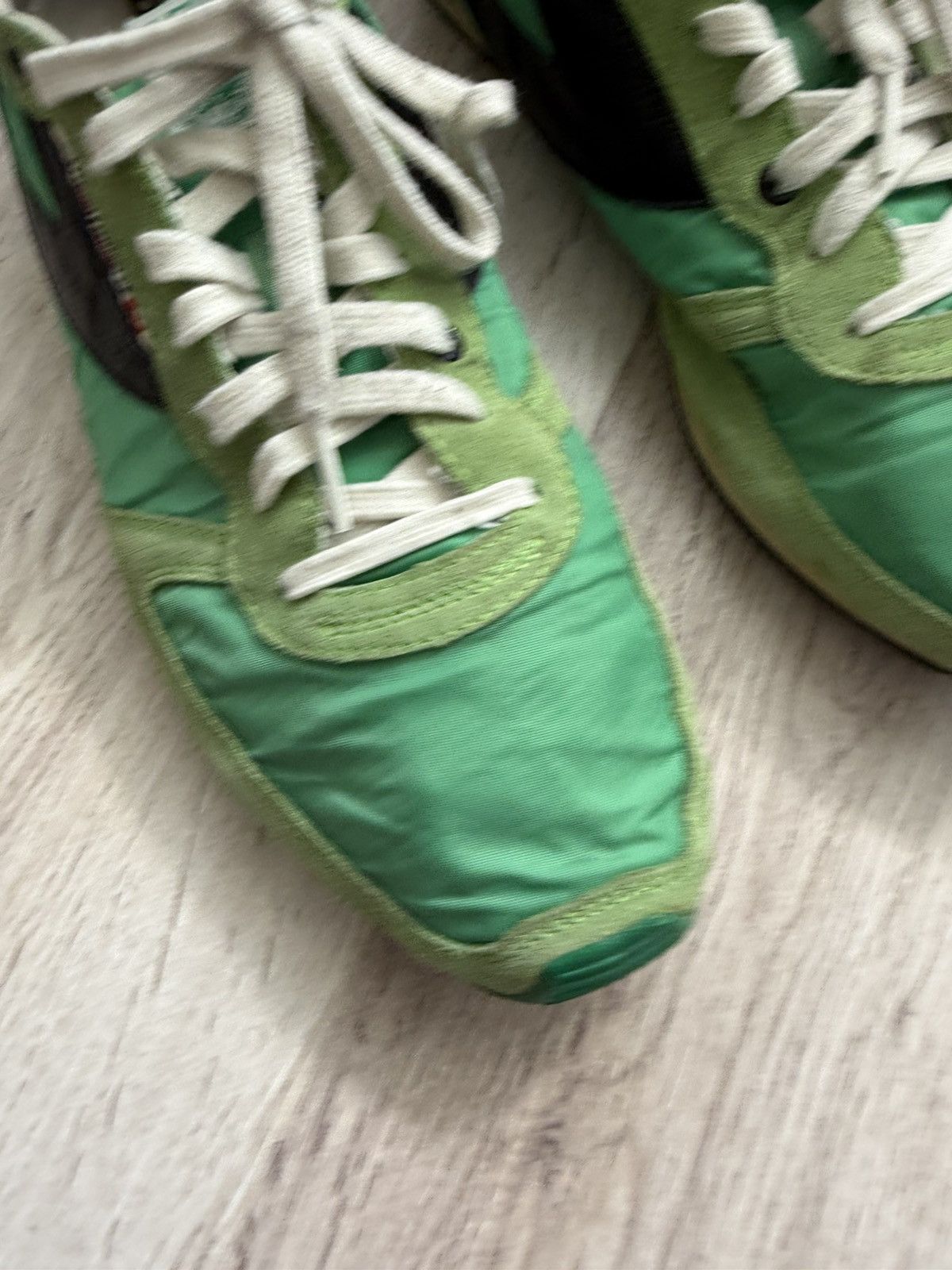 Diesel Vintage Diesel 978 Archive Runner Sneakers Green Y2K Nylon Size US 10.5 / EU 43-44 - 5 Thumbnail