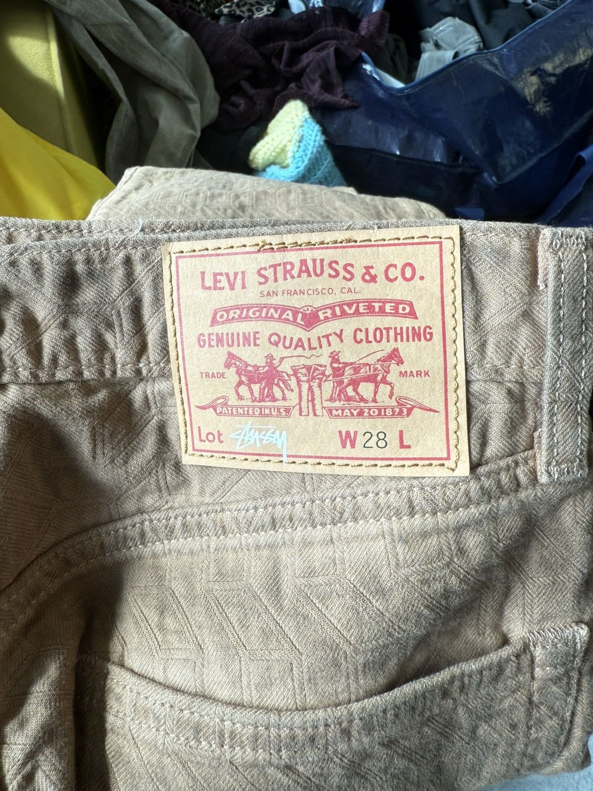 Levi's × Stussy Levis x Stussy Jacquard Jeans Size US 28 / EU 44 - 6 Thumbnail