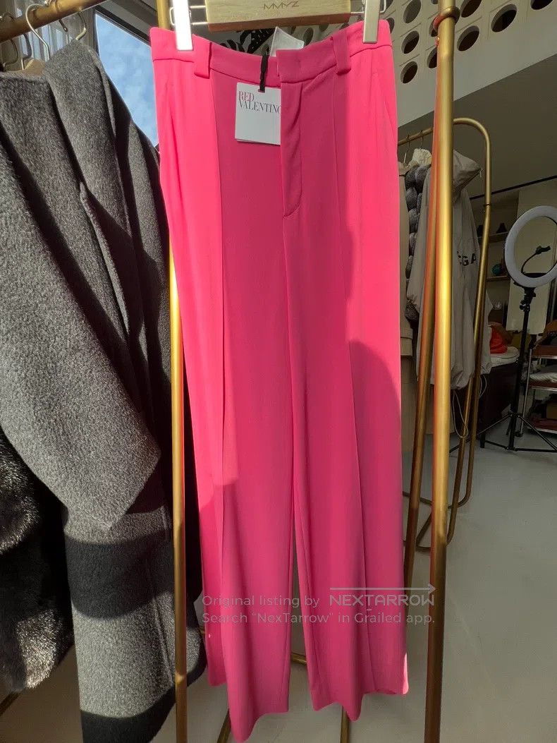Valentino Valentino Women's high-waisted wide-leg pants Size 39" - 1 Thumbnail